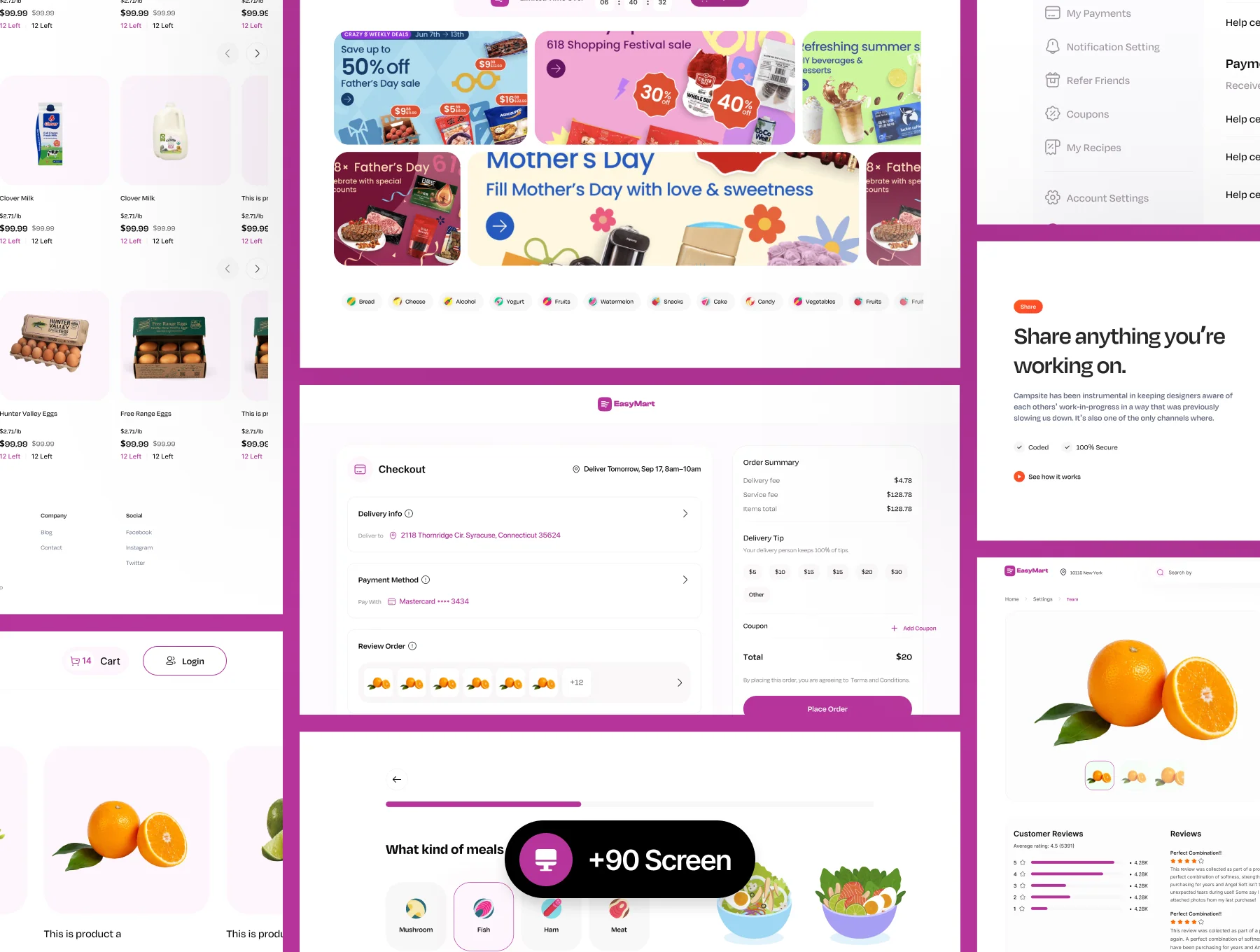 EasyMart Grocery Website 3