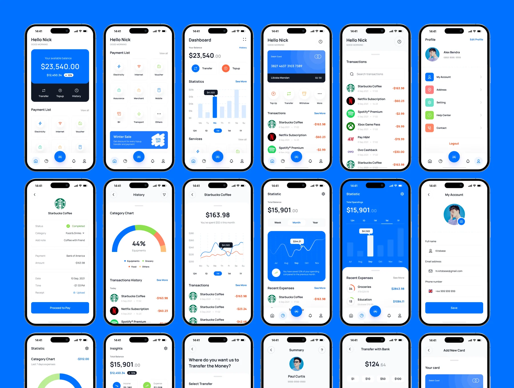 Easypay - Finance App UI Kits 3