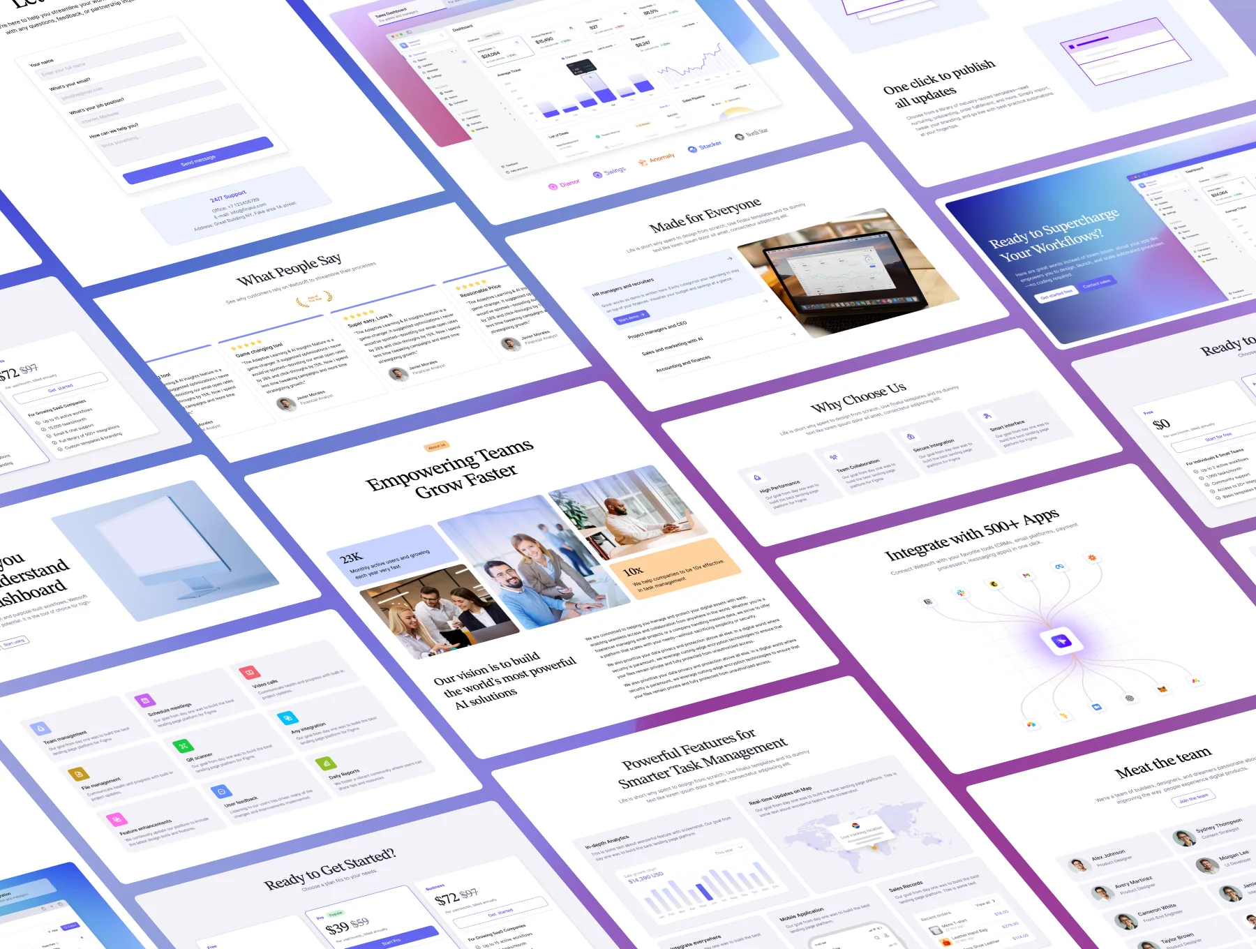 Easysoft - SaaS Startup Website Template 5