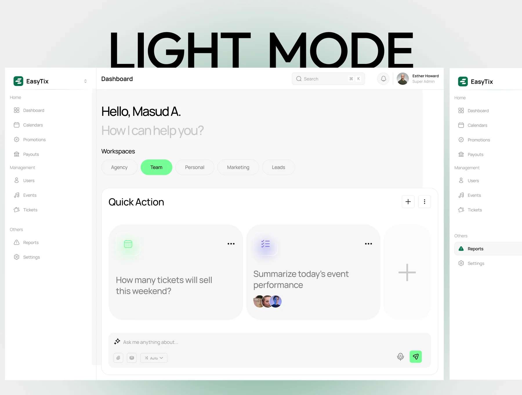 EasyTix - AI Event Ticket Management Dashboard UI Kit 4