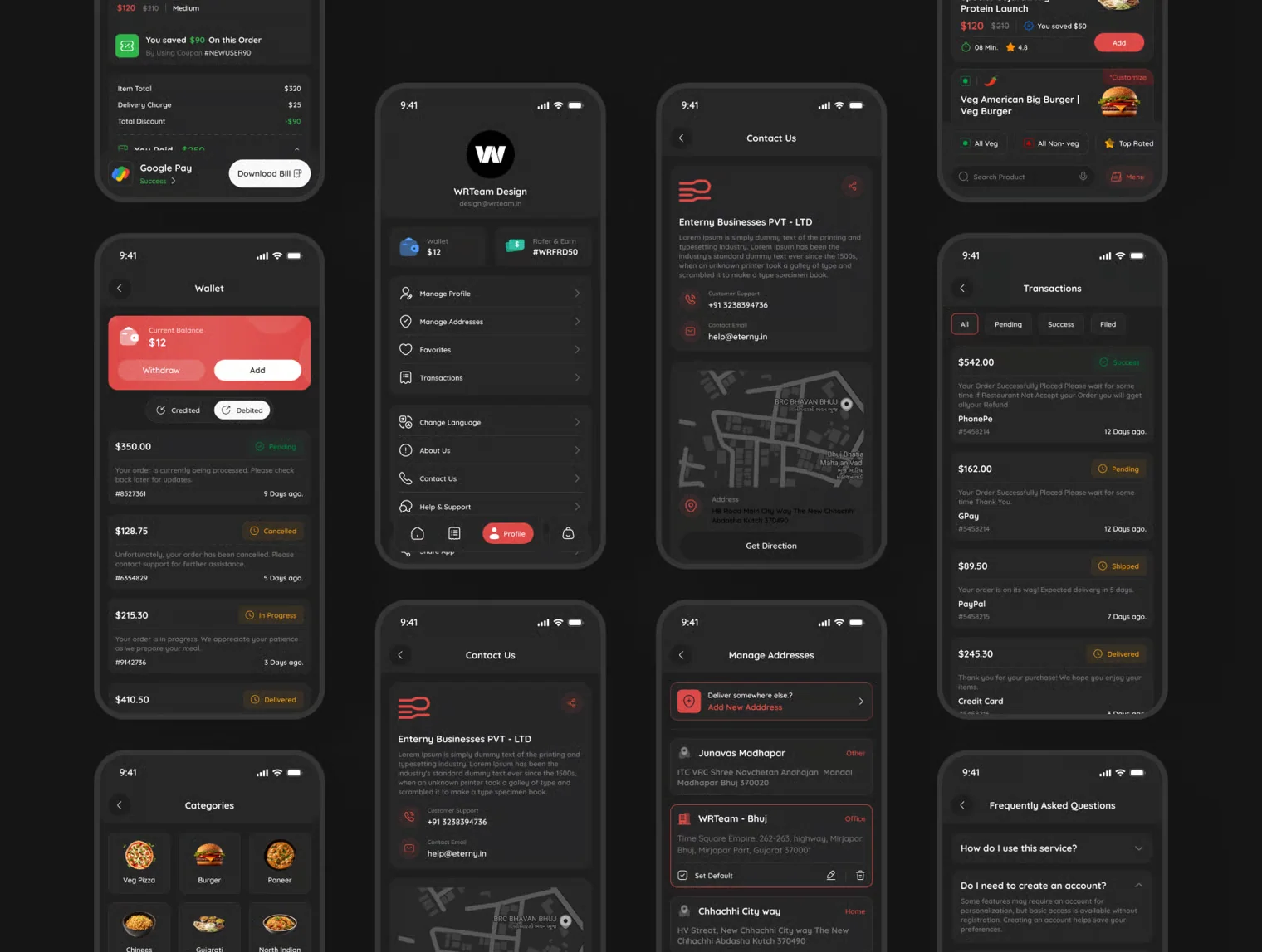 Eaterny – Food Delivery & Restaurant App Source Code Template 8