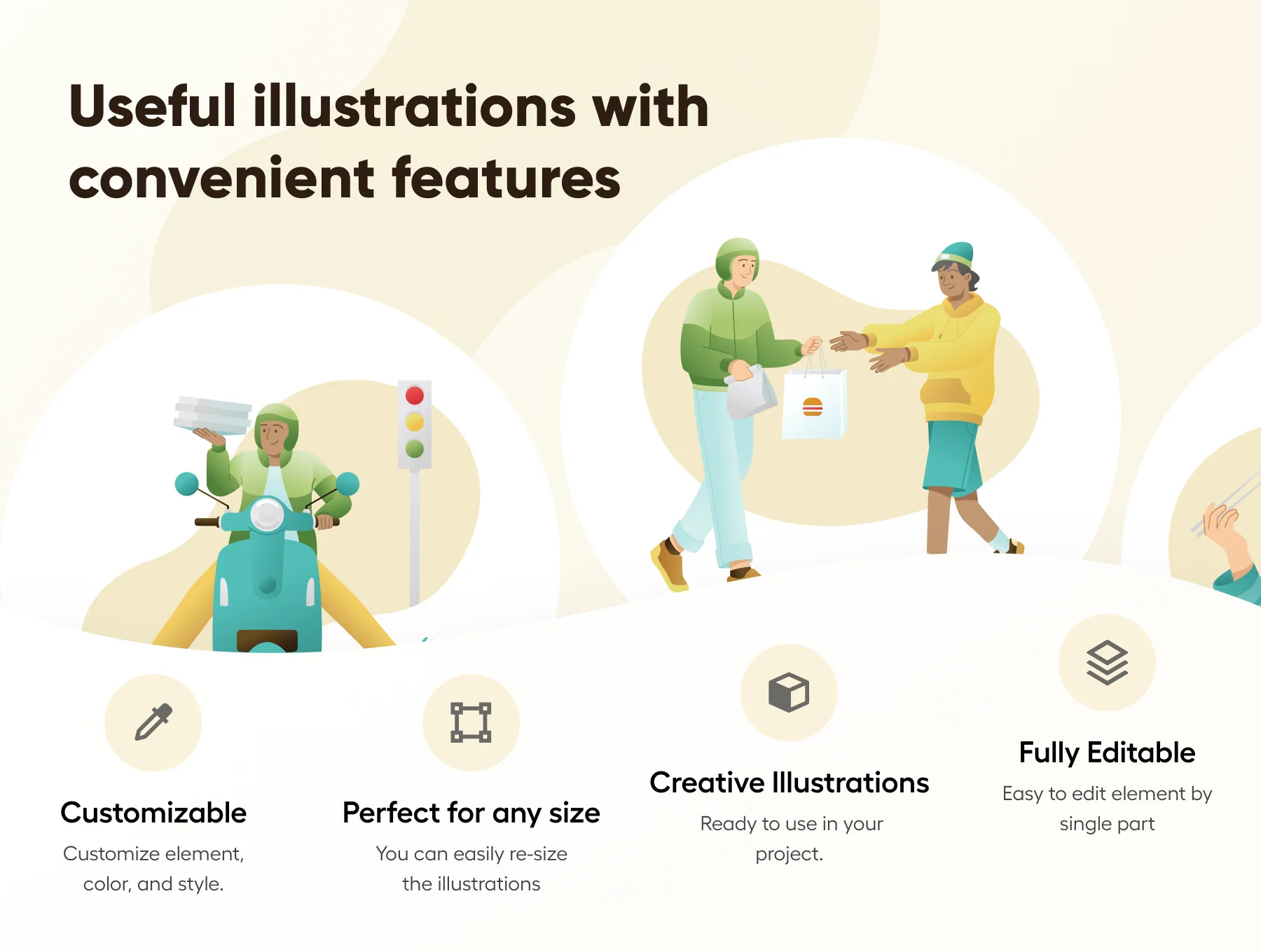 Eatery - Food & Meal Delivery Illustrations 3
