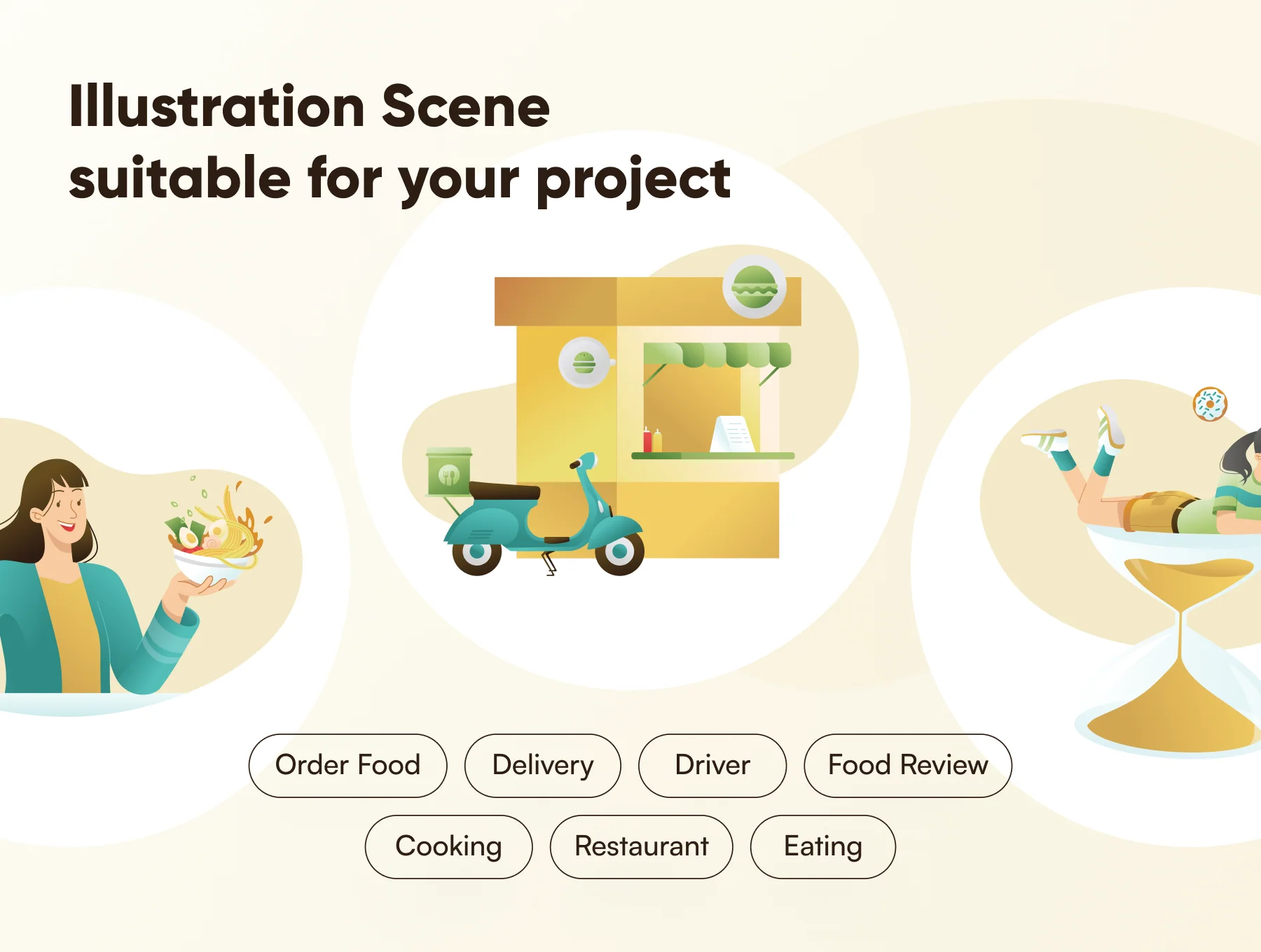 Eatery - Food & Meal Delivery Illustrations 4