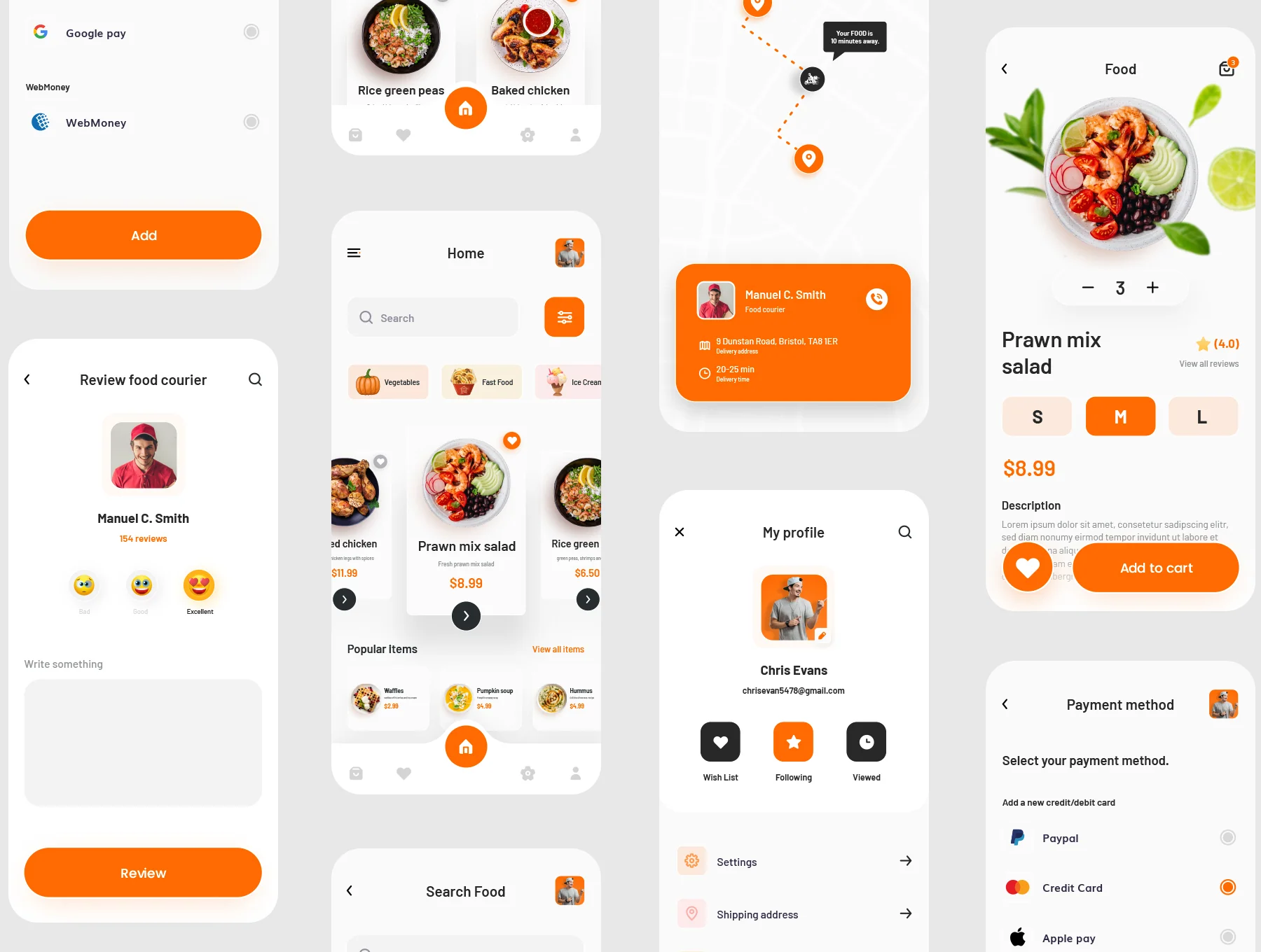 Eatko Food delivery UI kit 4