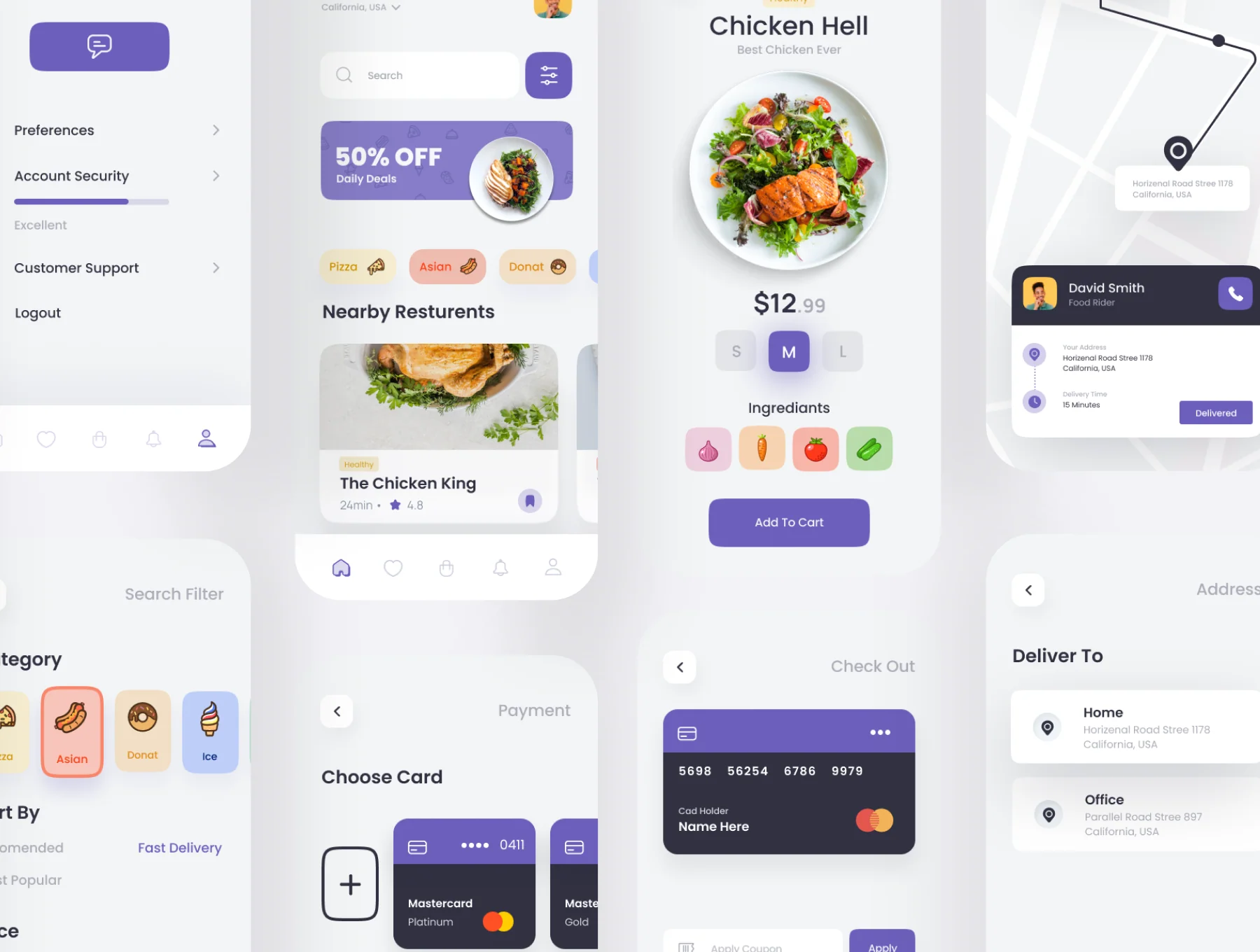 Eatly - Food Delivery App UI Kit 5