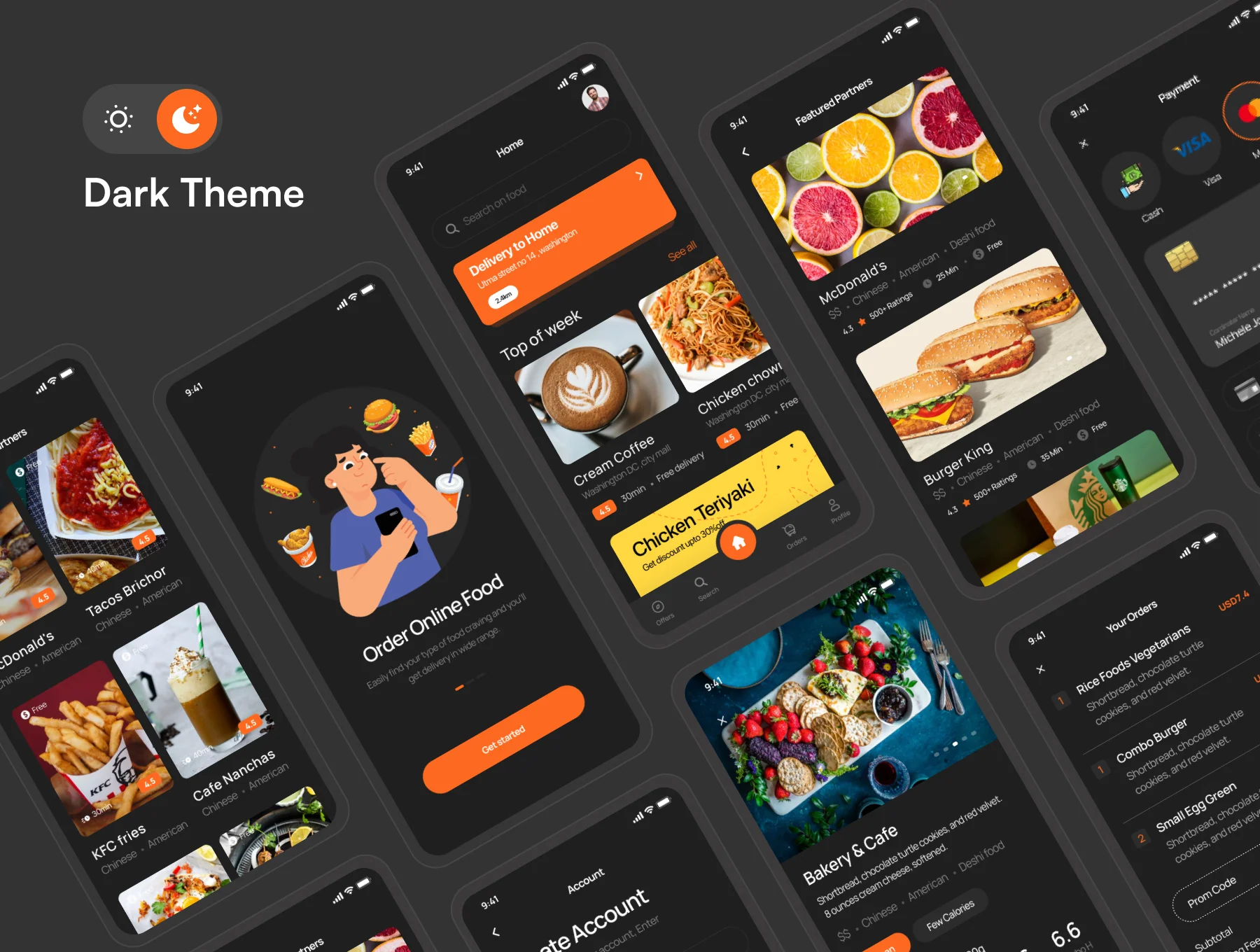 Eatries Food Delivery app UI kit 3