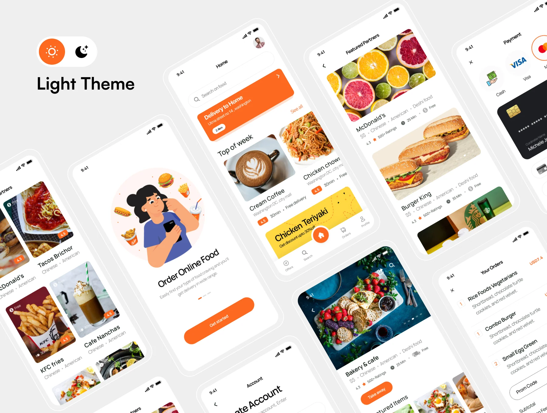 Eatries Food Delivery app UI kit 4