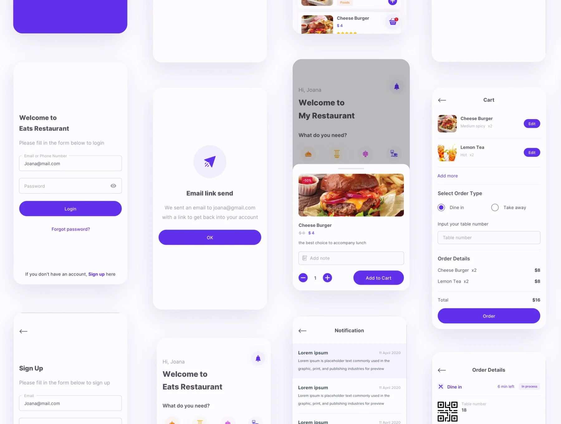Eats UI Kit 6