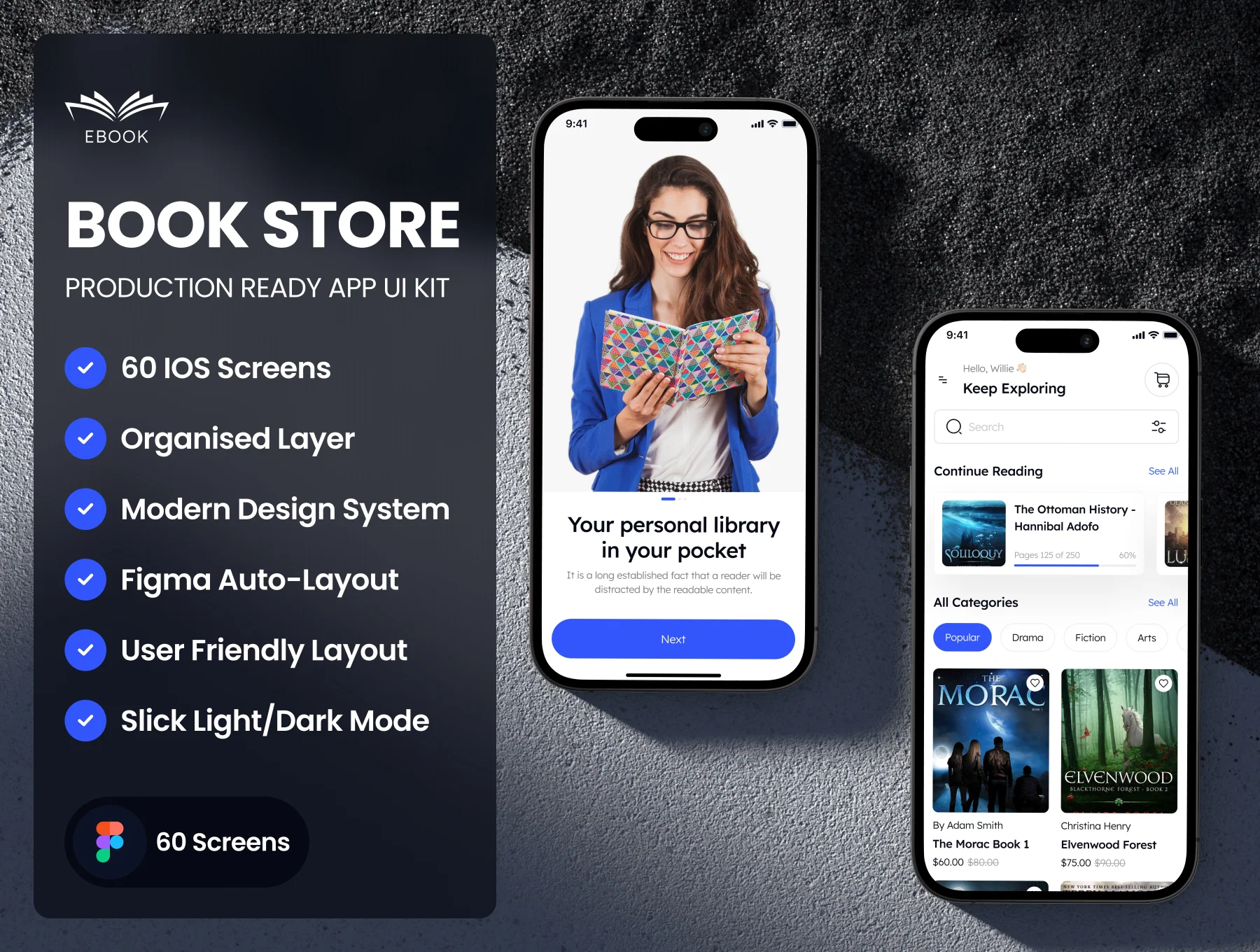 EBook - Book Store App UI Kit