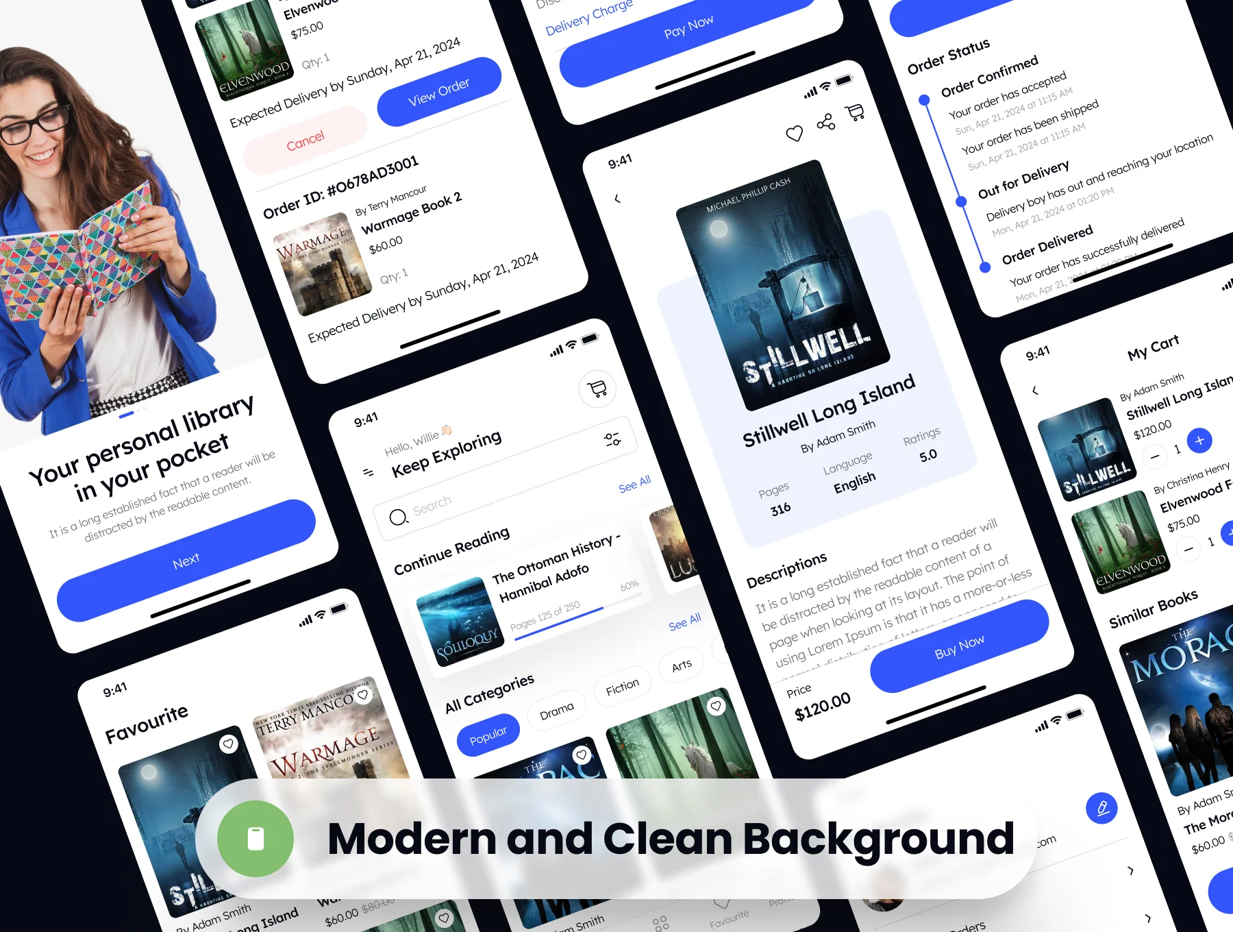 EBook - Book Store App UI Kit 2