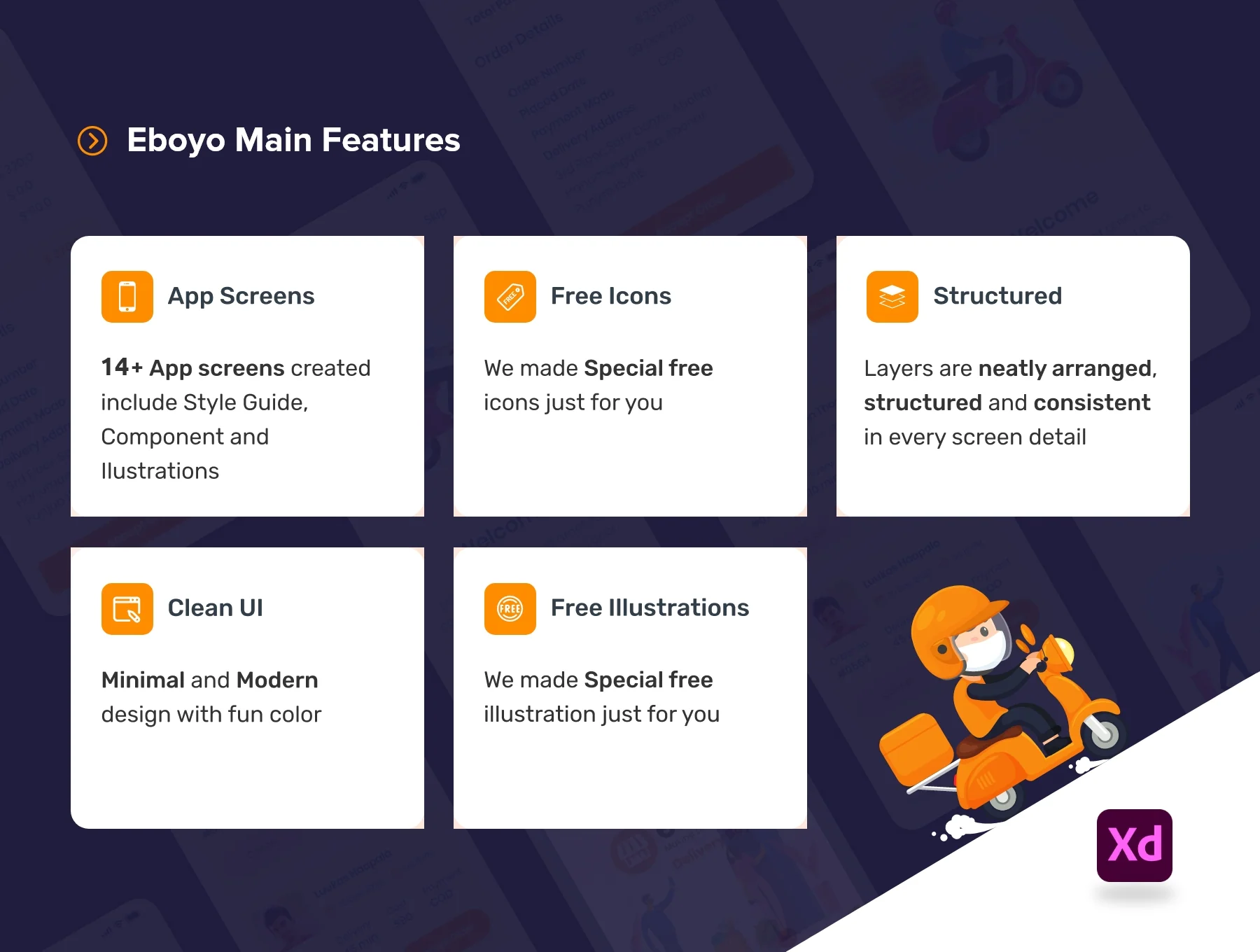 eBOYO Delivery View - Ecommerce Product Delivery UI Design Template 3