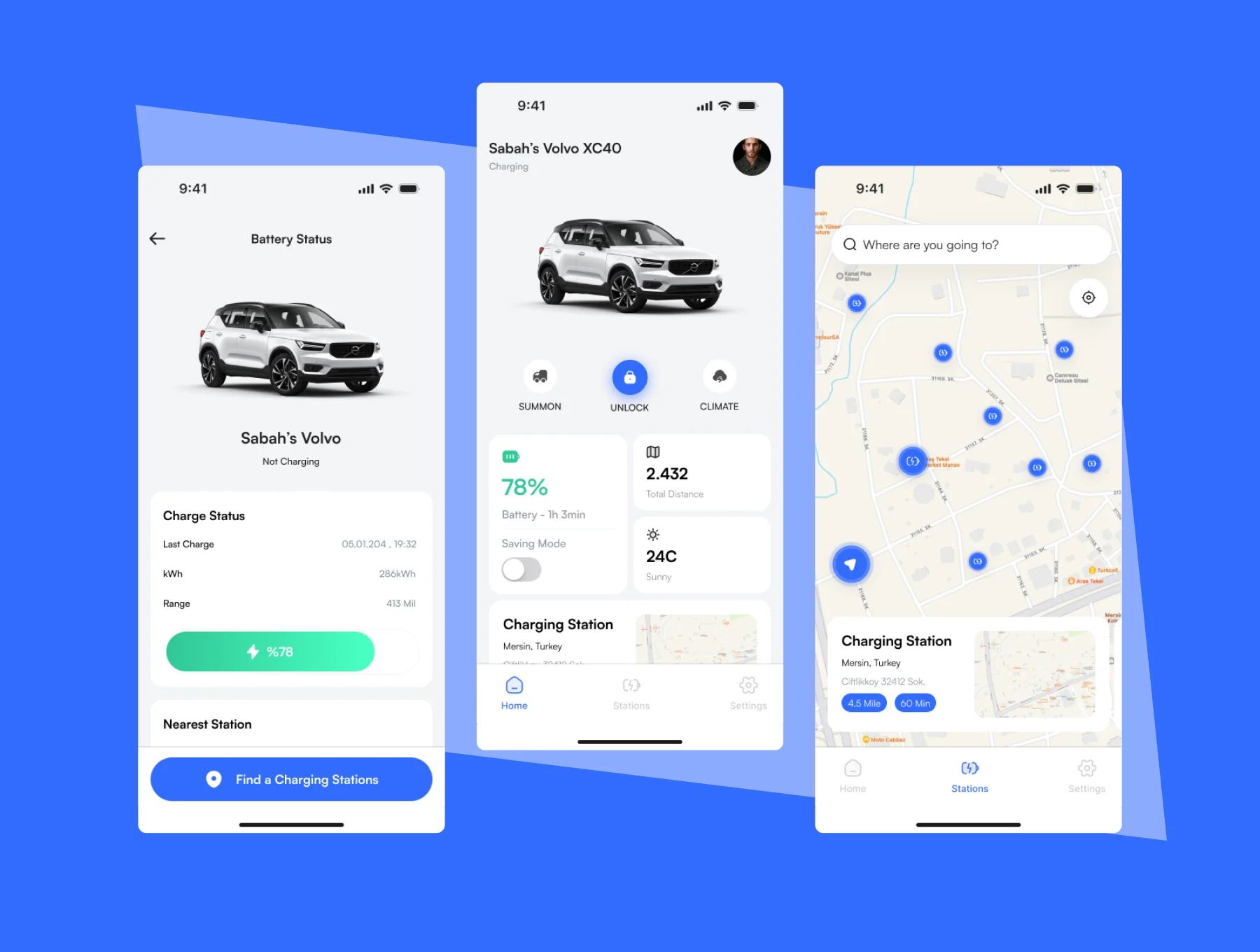 eCar Control UI Kit 3