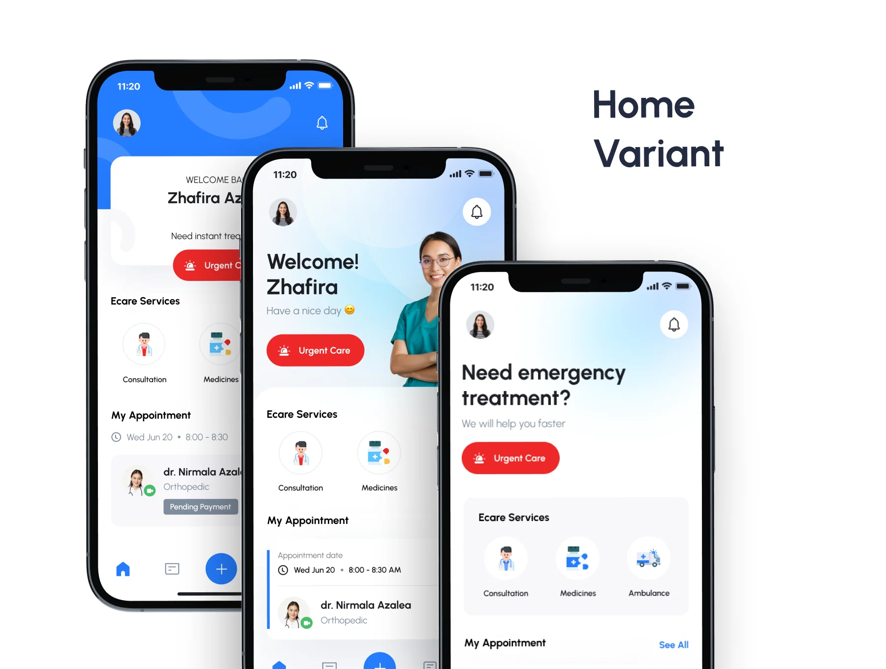 Ecare Clinic Application for Patient 2