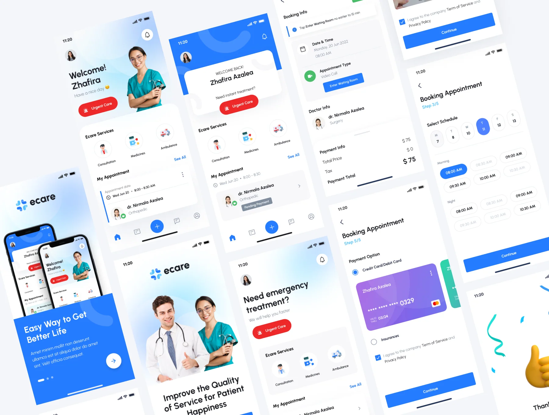 Ecare Clinic Application for Patient 5