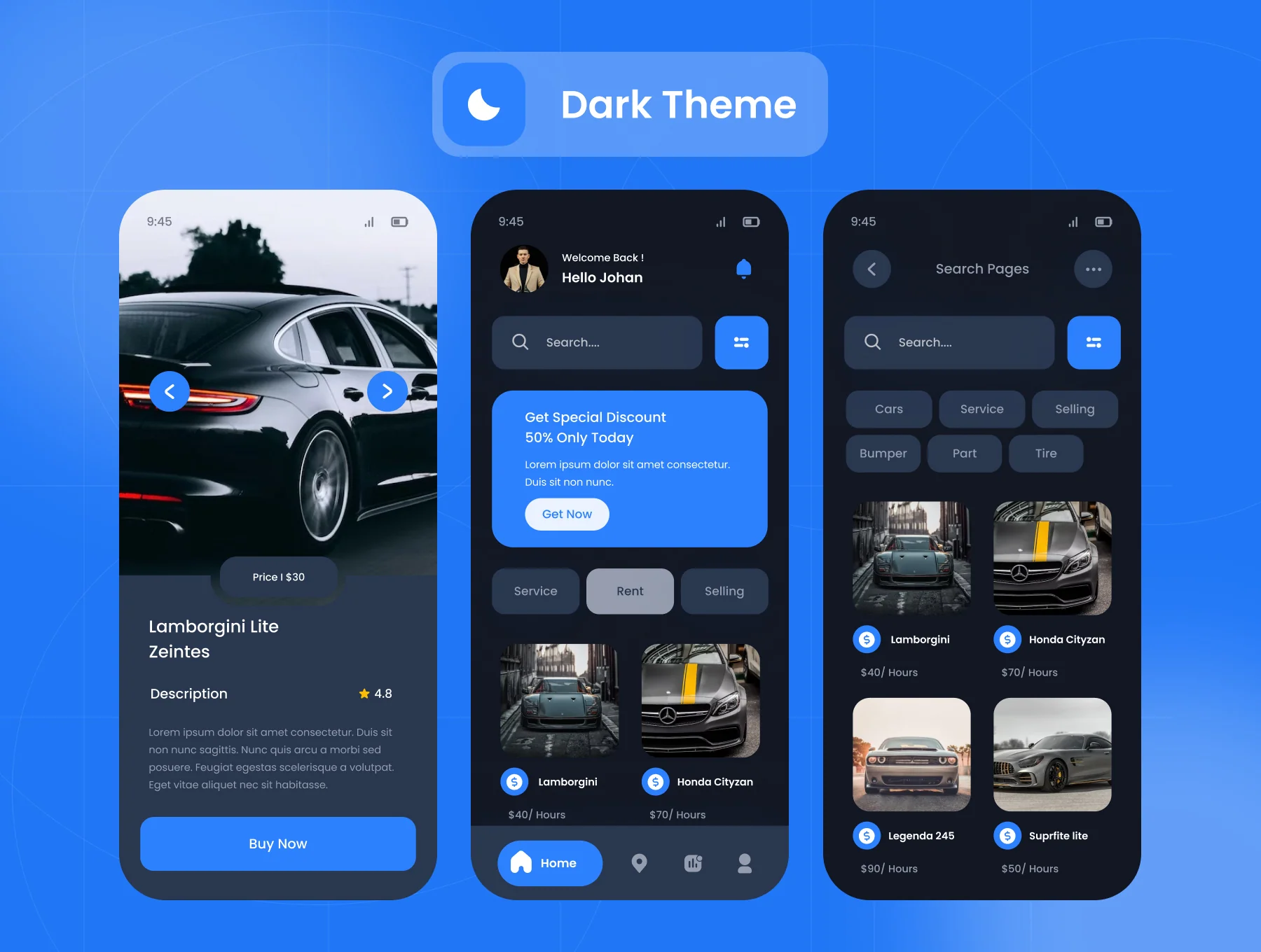 Ecarzy - Car Marketplace Modern App UI Kit 5