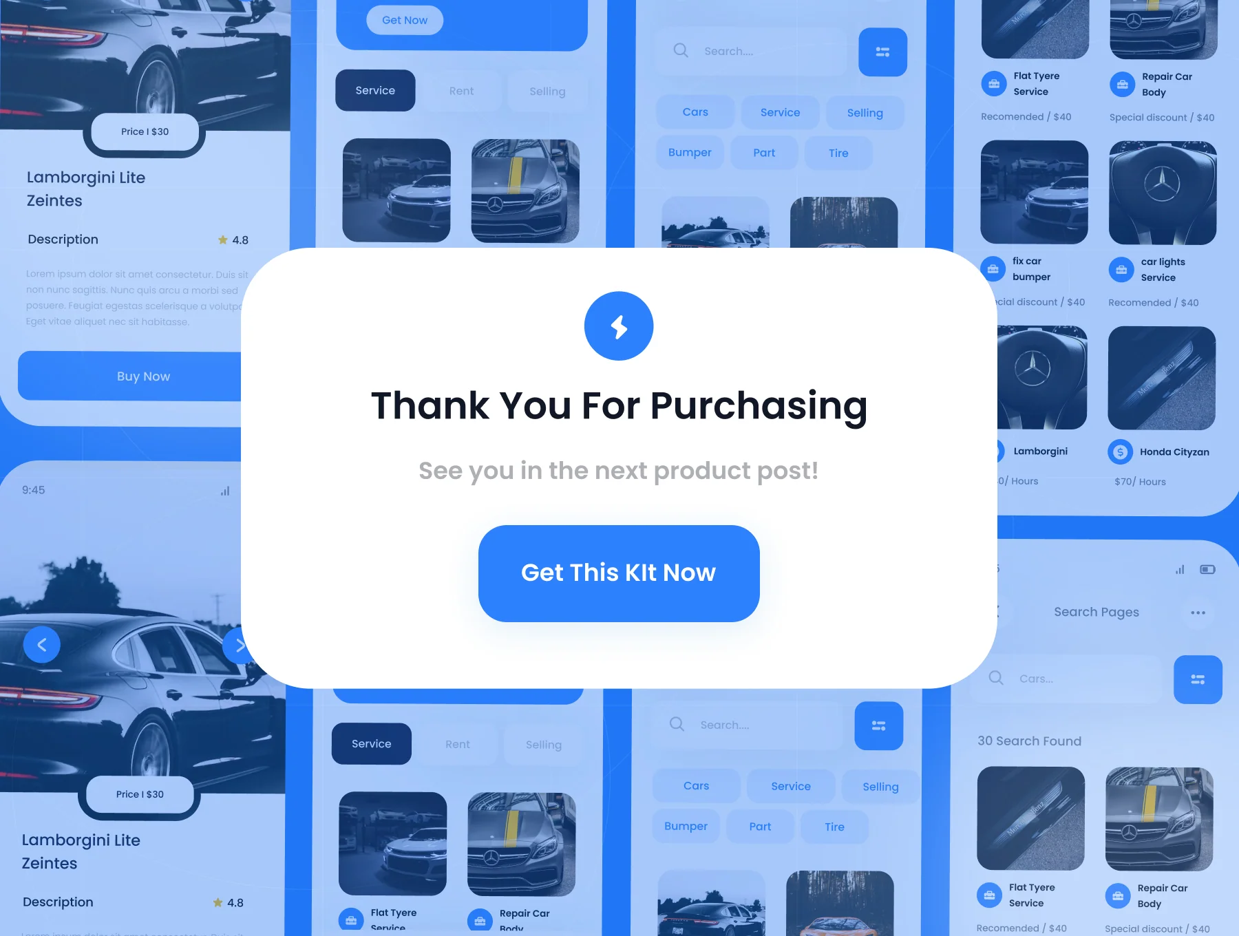 Ecarzy - Car Marketplace Modern App UI Kit 6