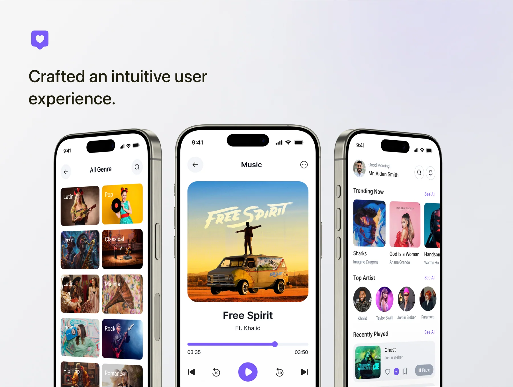 EchoBeat Music  Player Mobile App UI Kit 5