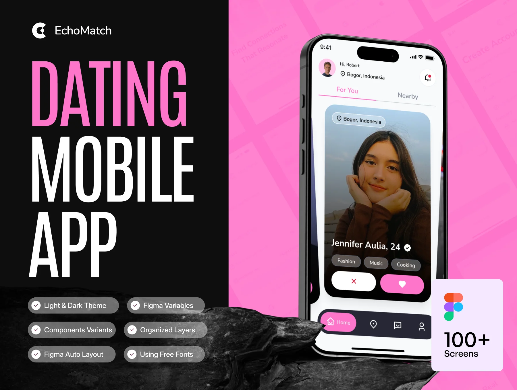 EchoMatch - Dating Mobile Apps UI KIT