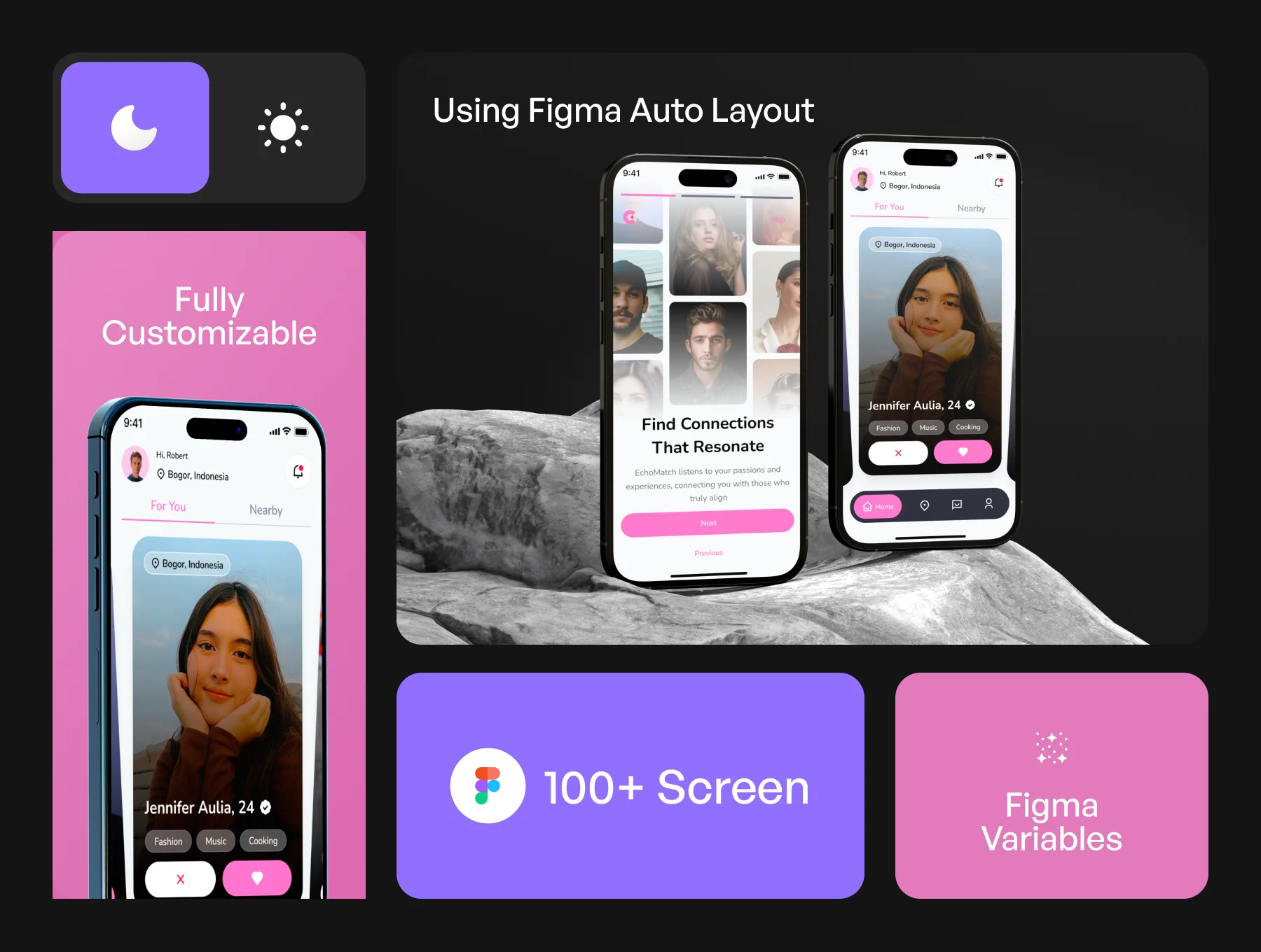 EchoMatch - Dating Mobile Apps UI KIT 2