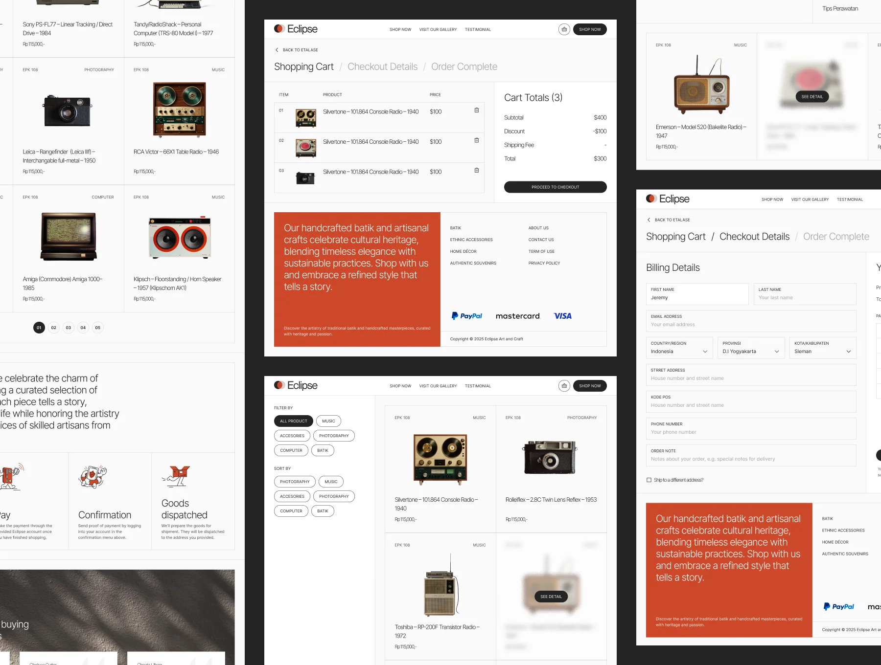 Eclipse - Vintage Store Web Ecommerce 5