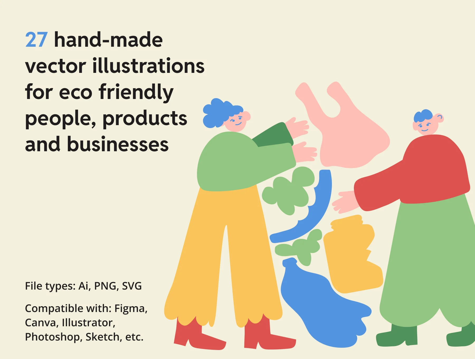 Website Illustrations for Eco Brands 2