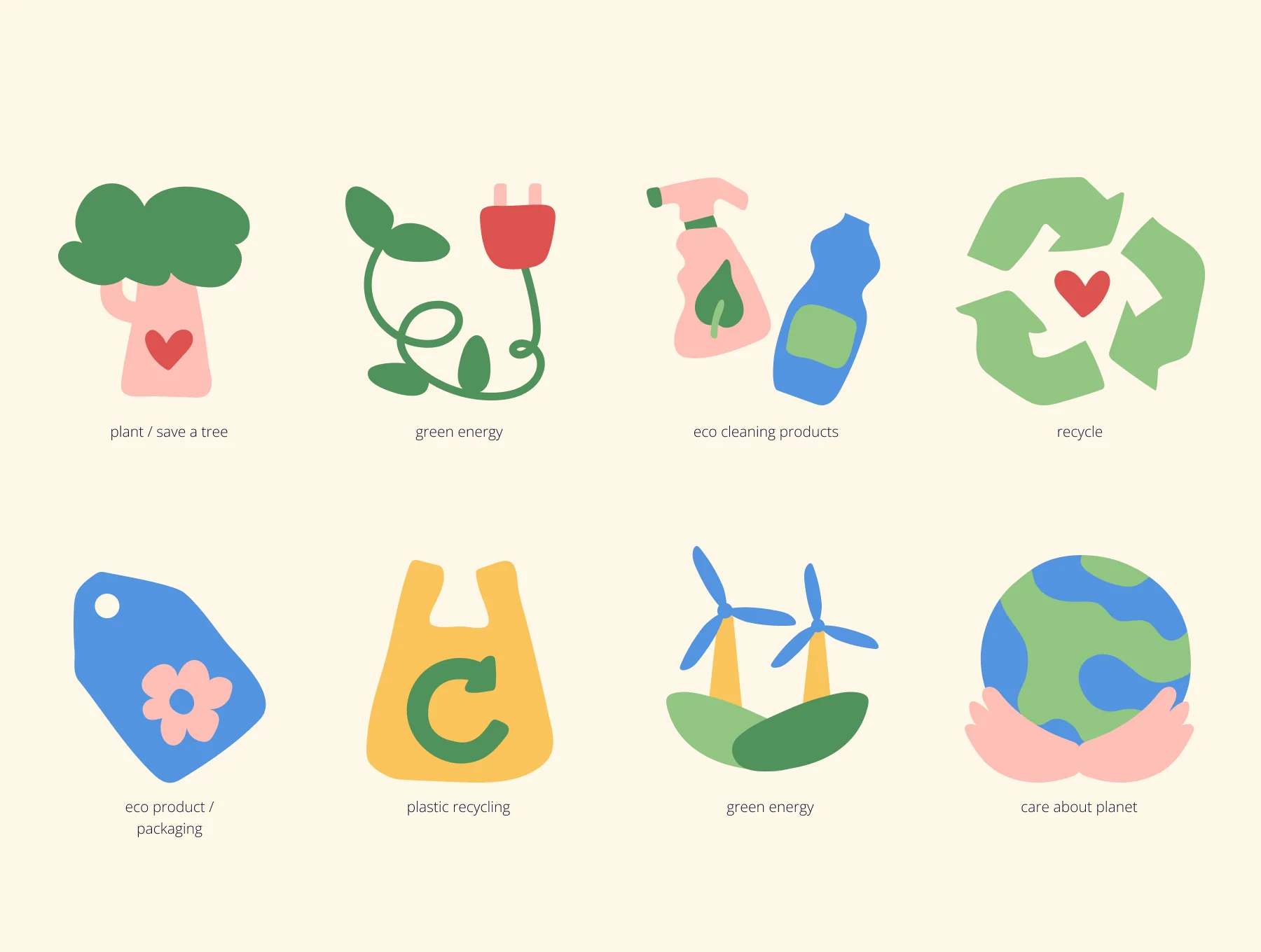 Website Illustrations for Eco Brands 5