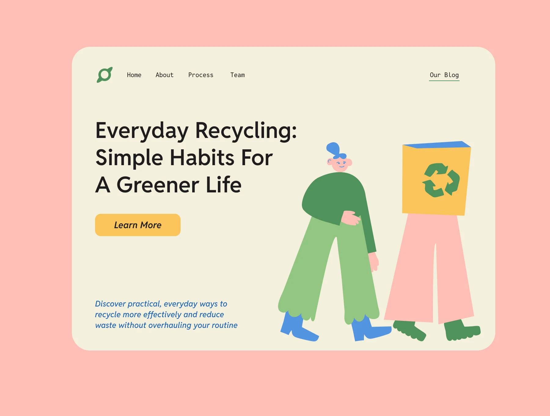 Website Illustrations for Eco Brands 6