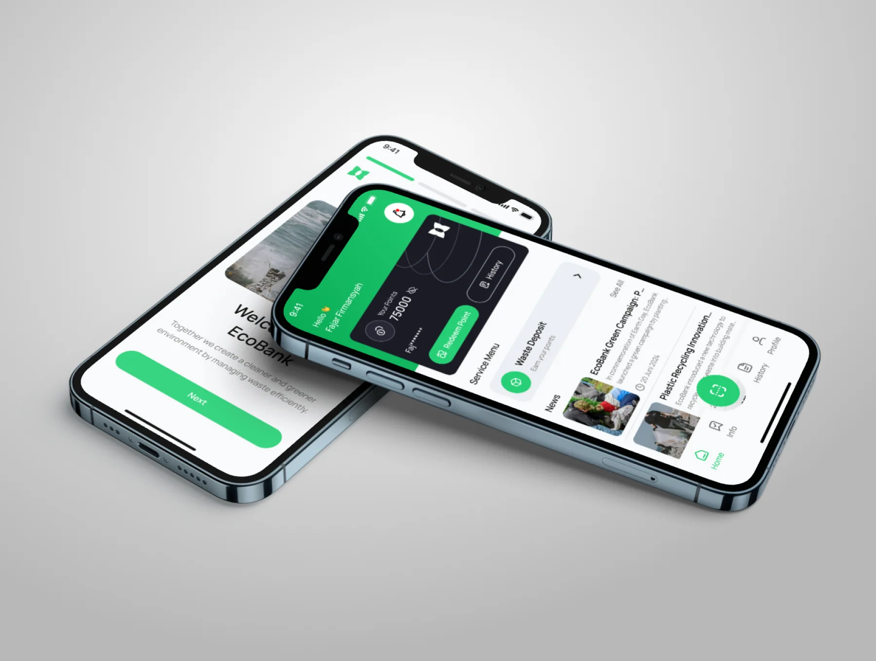 EcoBank - Waste Bank Mobile App UI Kit 6