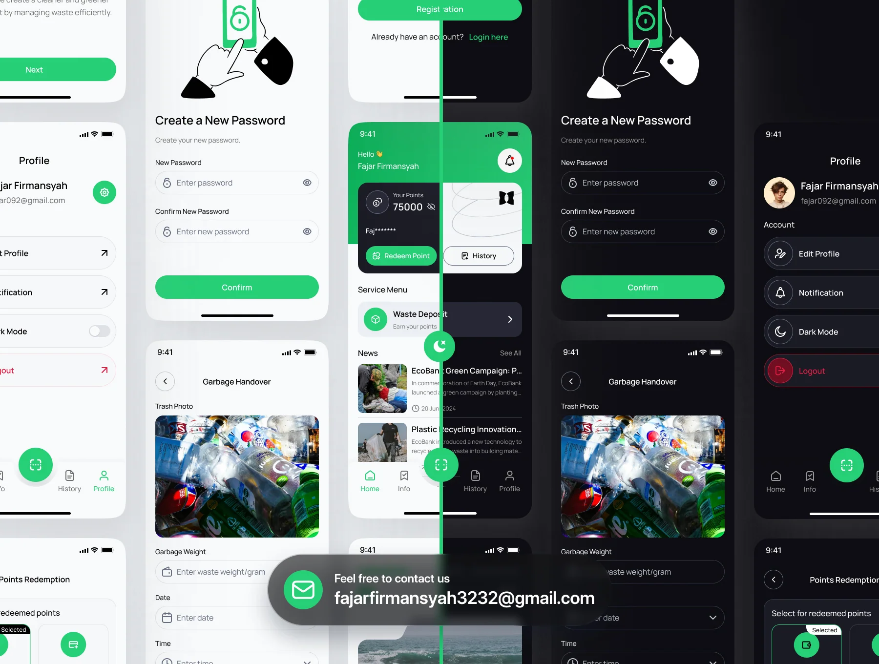 EcoBank - Waste Bank Mobile App UI Kit 8