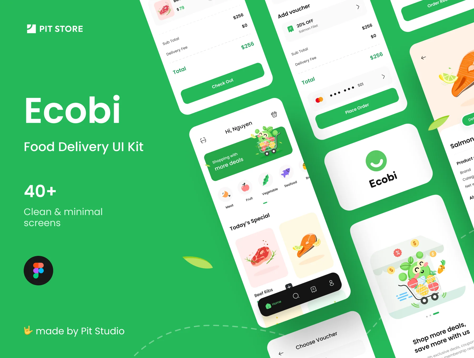 Ecobi - Food & Delivery UI Kit