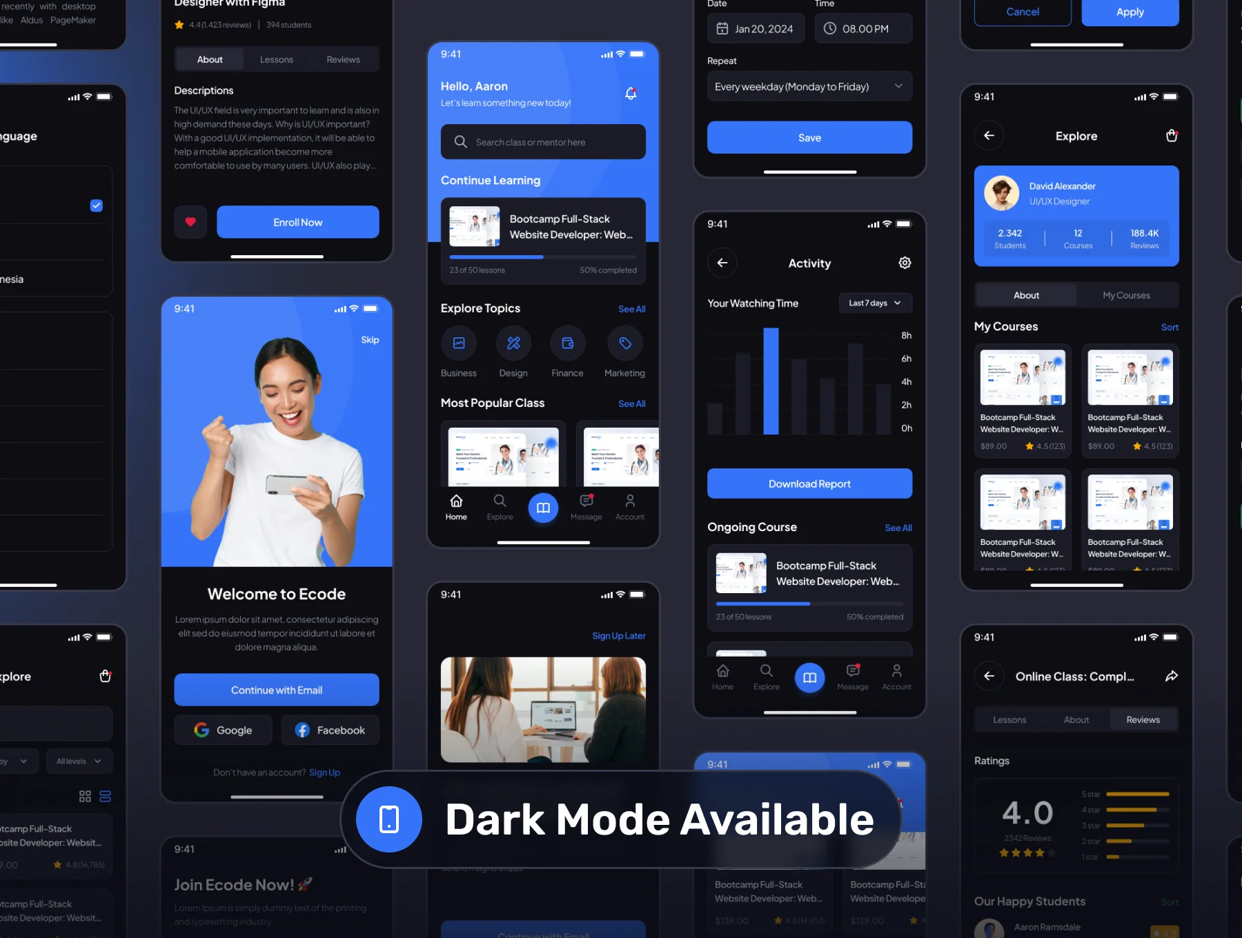ECODE - Learn Coding App UI Kit 2