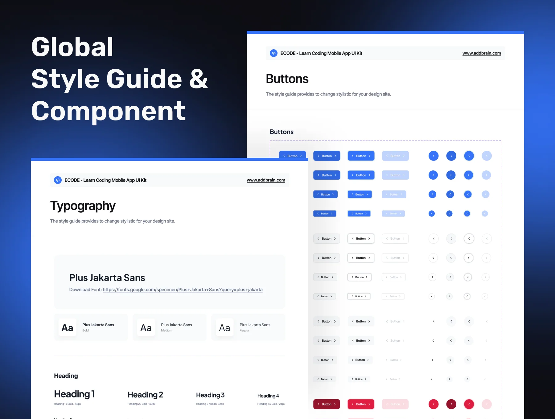 ECODE - Learn Coding App UI Kit 3