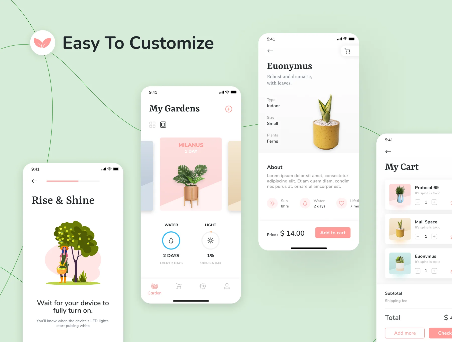 Ecoland - Smart Garden Management App UI KIT 3
