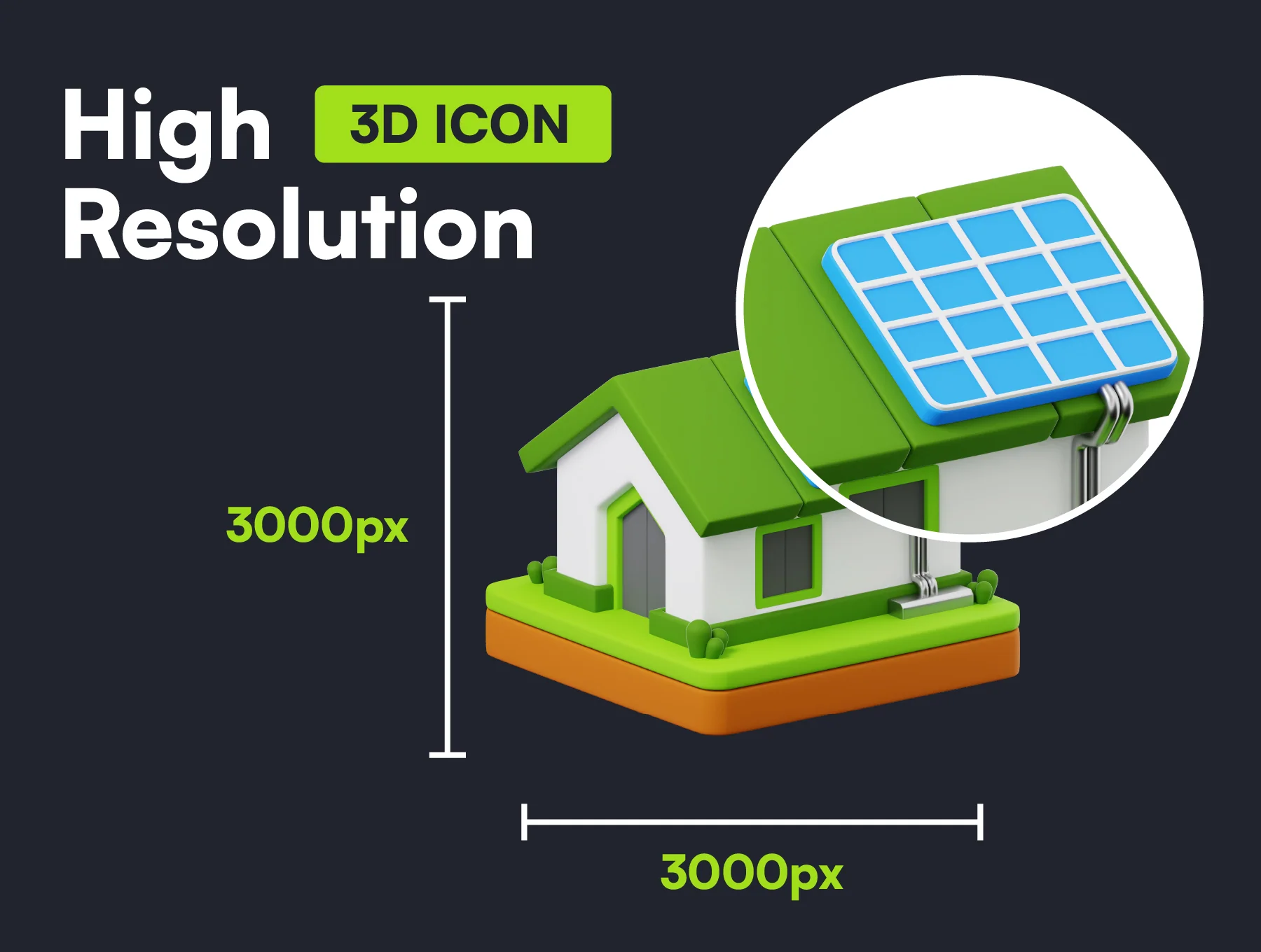 Ecology 3D Icon Set 2