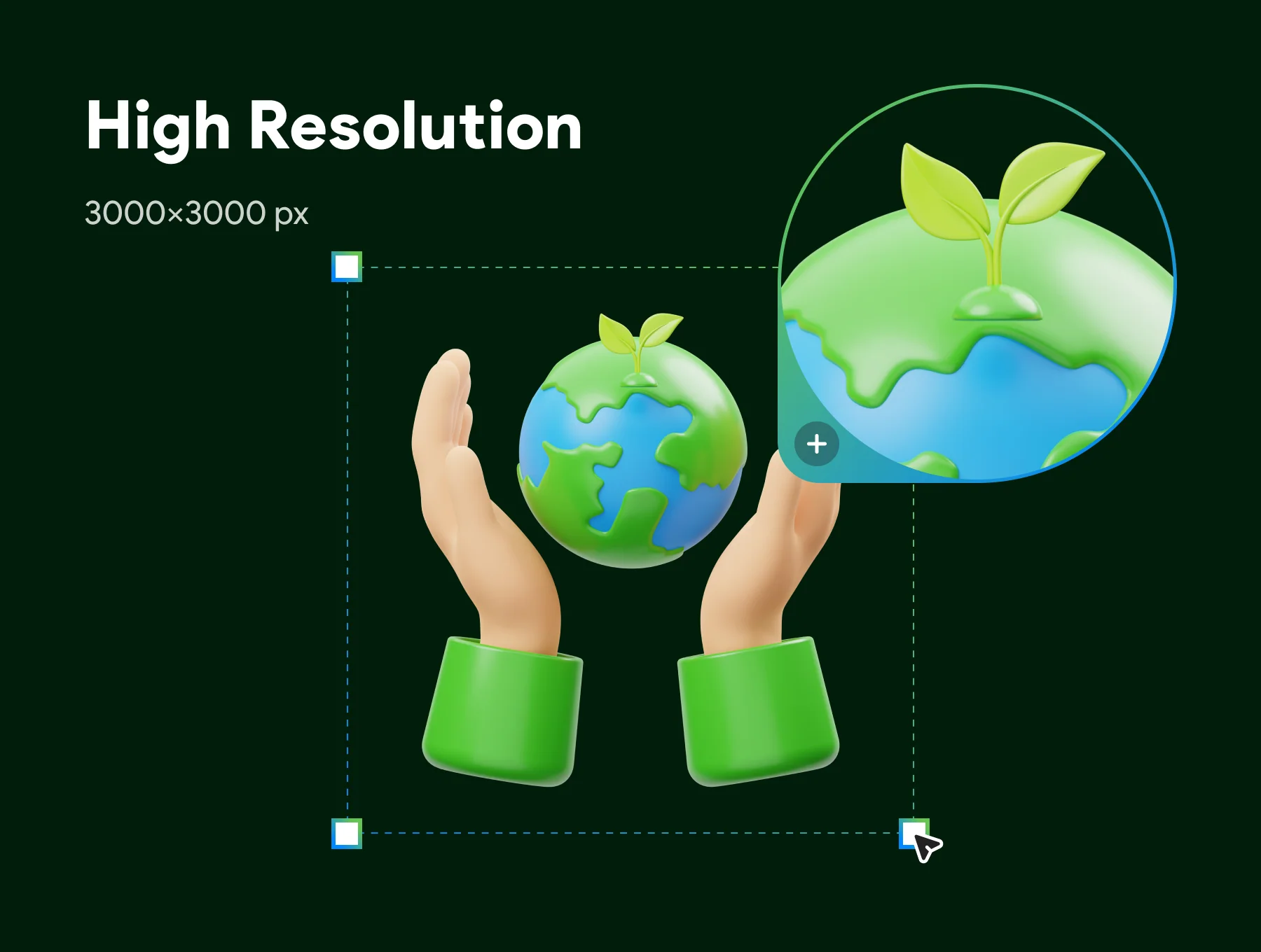 Ecology 3D Icon 3