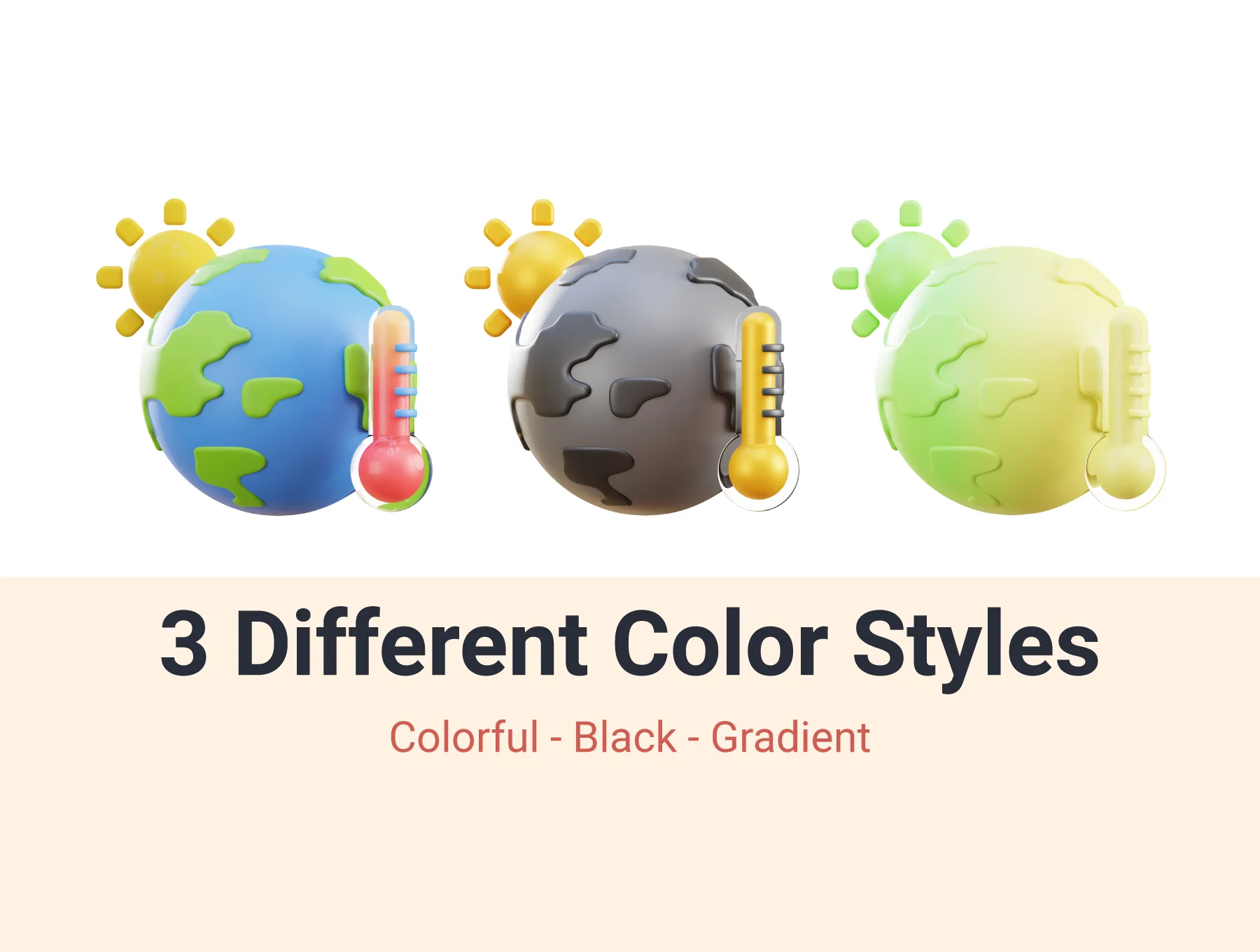 Ecology & Environment 3D Icon Pack 3