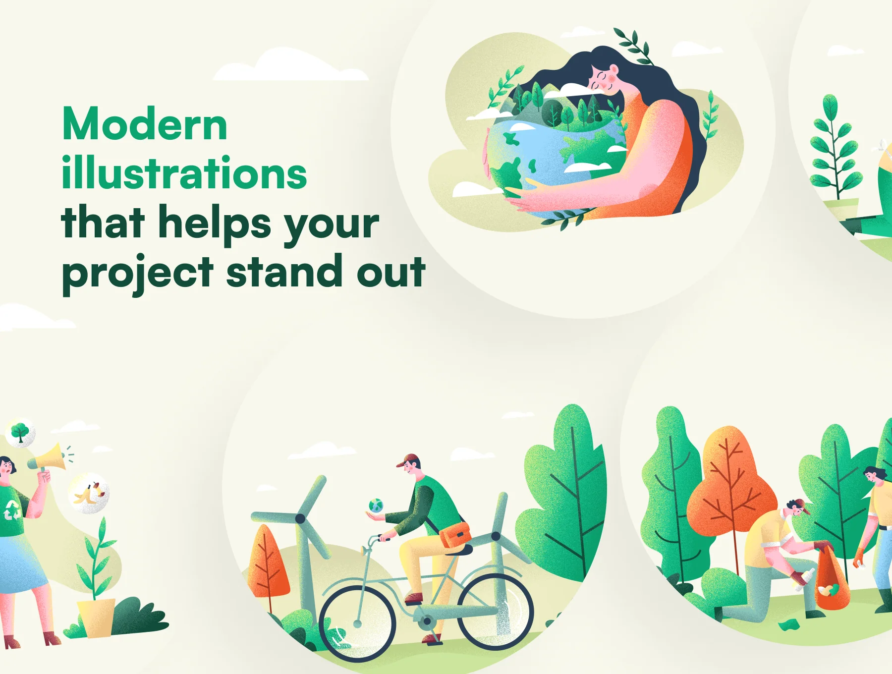Ecology - Environment Illustration Set 2