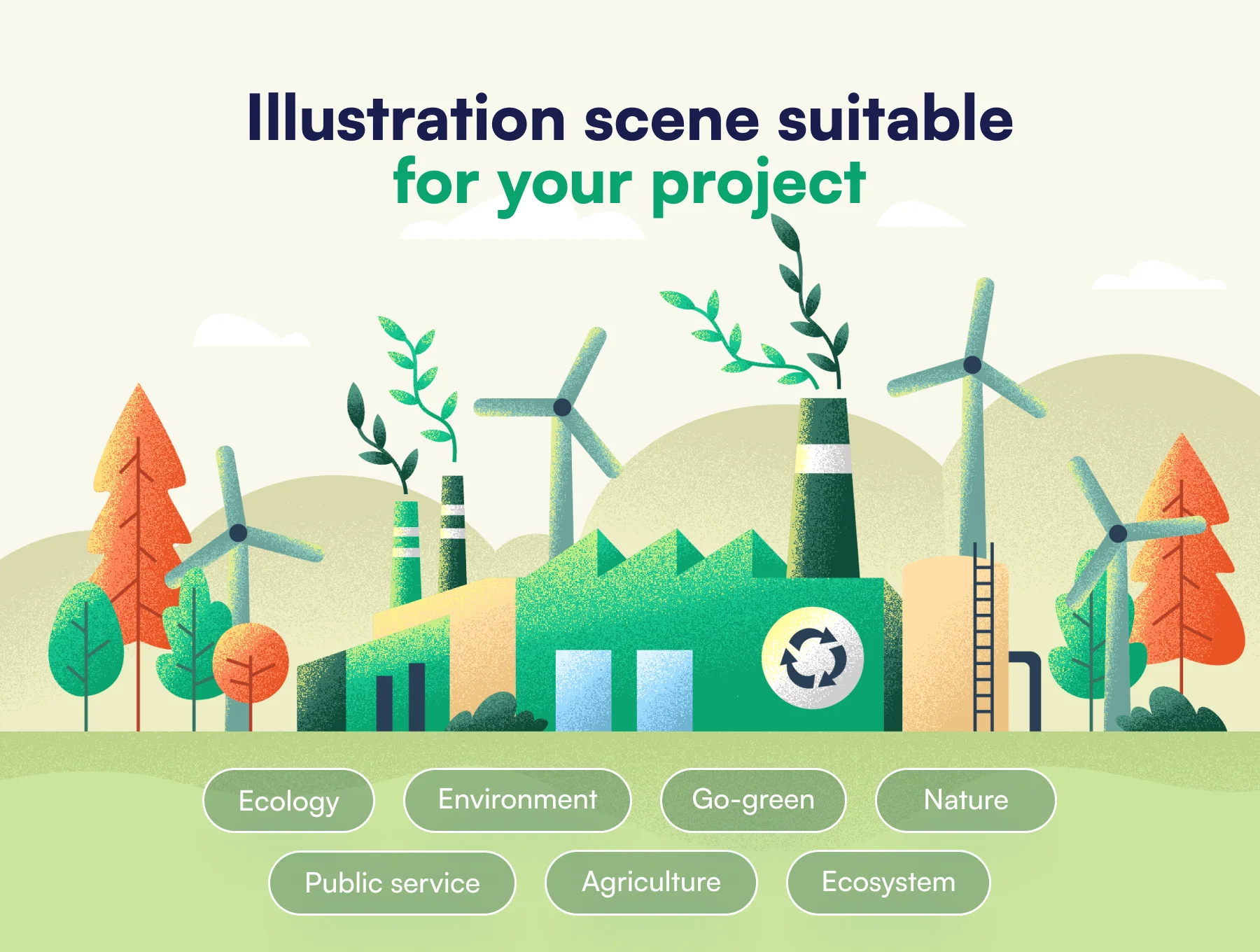 Ecology - Environment Illustration Set 4
