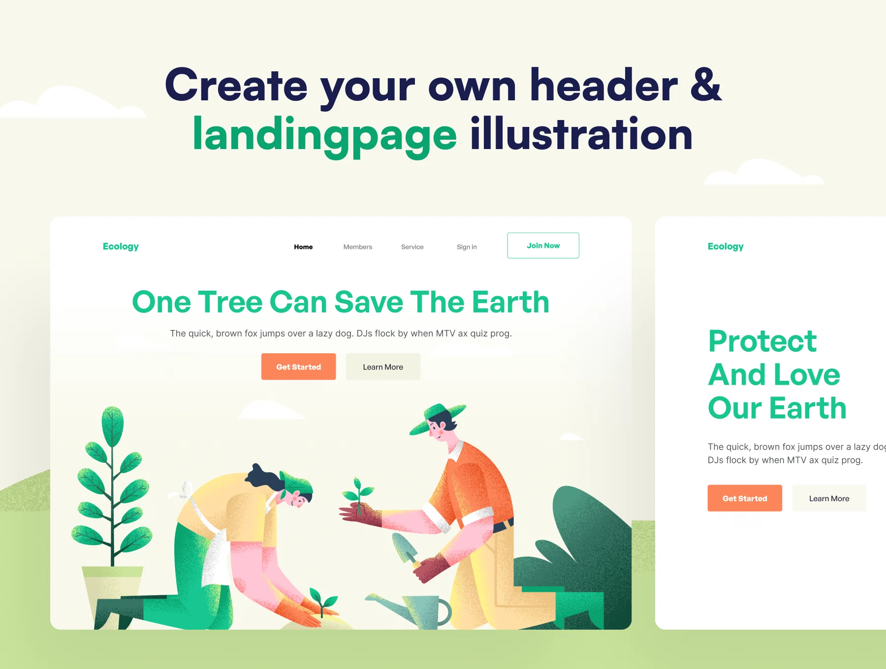 Ecology - Environment Illustration Set 6