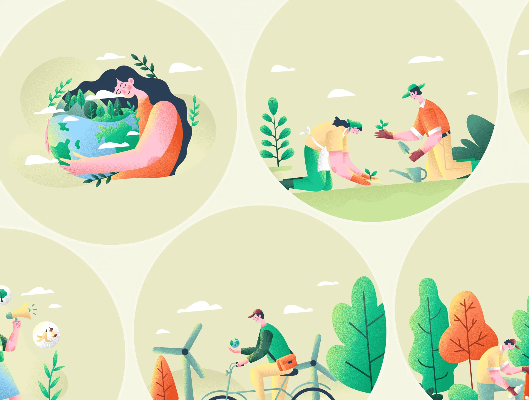 Ecology - Environment Illustration Set 7