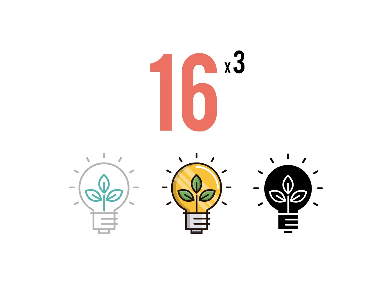 16 Ecology Icons 2