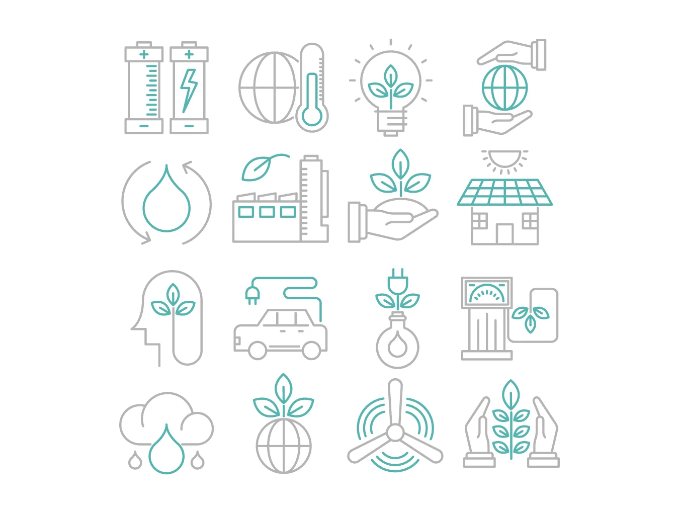 16 Ecology Icons 3