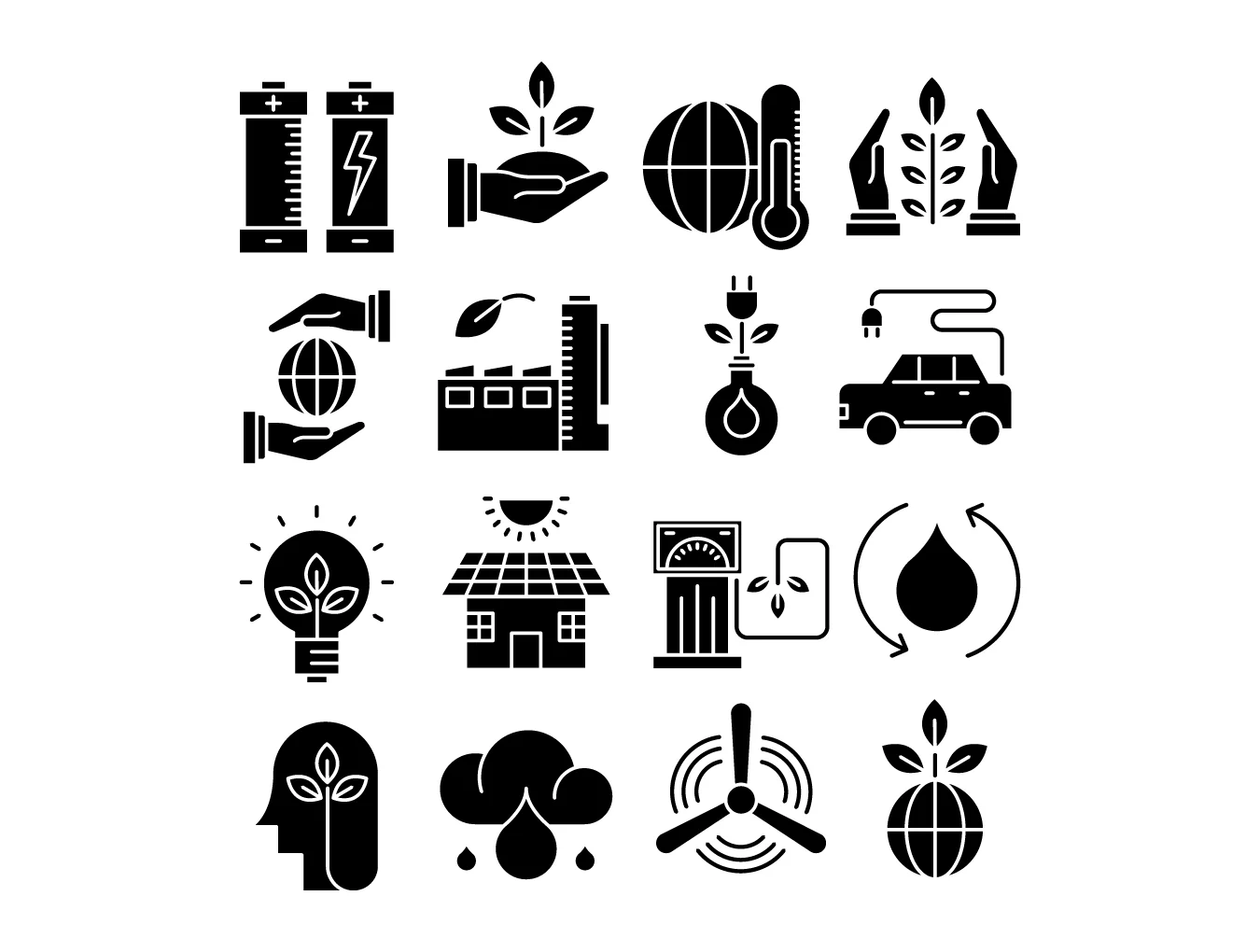 16 Ecology Icons 4