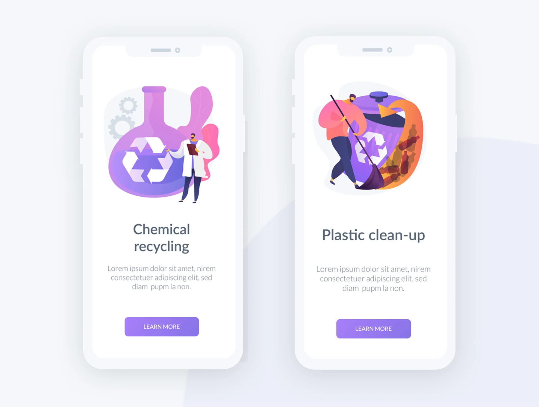 Ecology vector illustration for UI 4