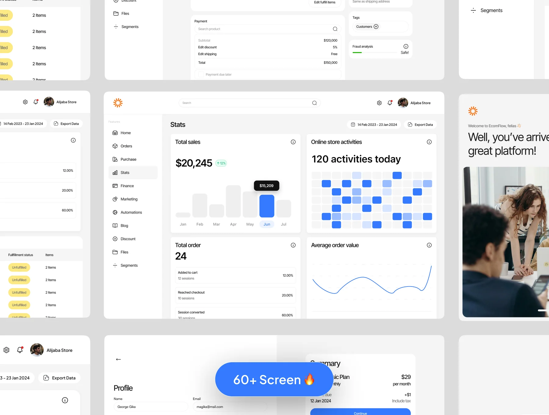 Ecomflow: Business Management Website 4