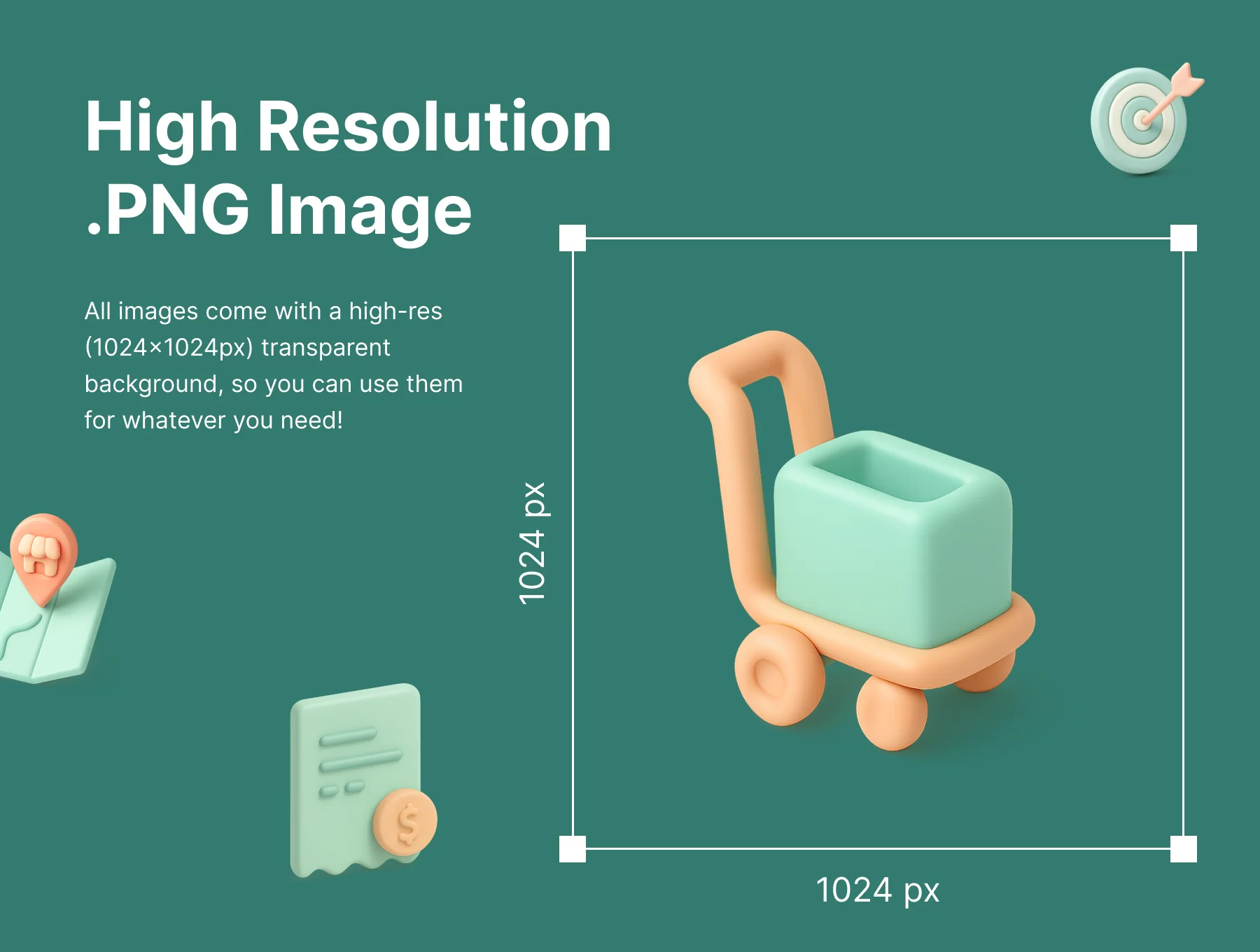 eCommerce 3D Icon Bundle 4
