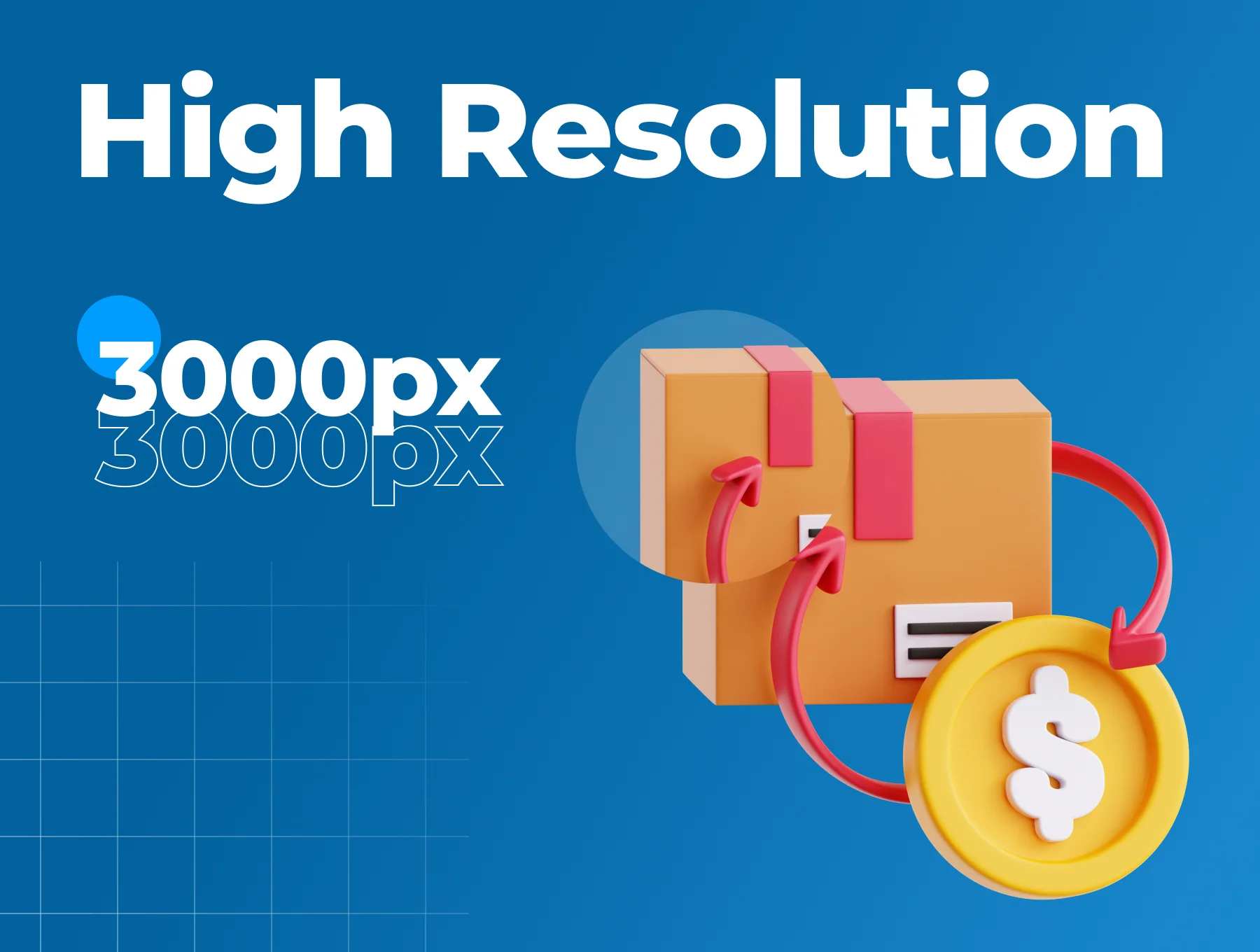 Ecommerce 3D Icon Set 2