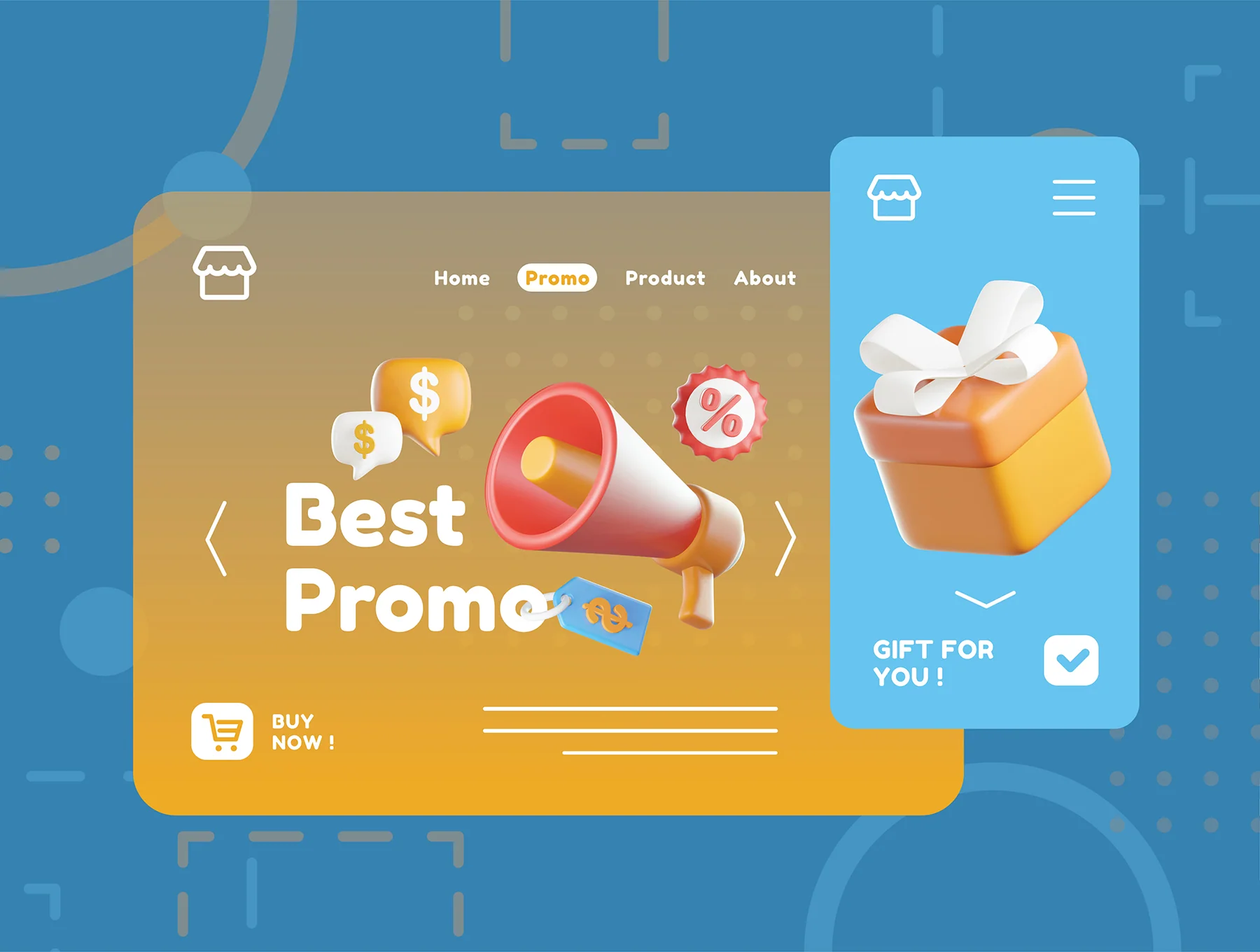 Ecommerce 3D Icons 4