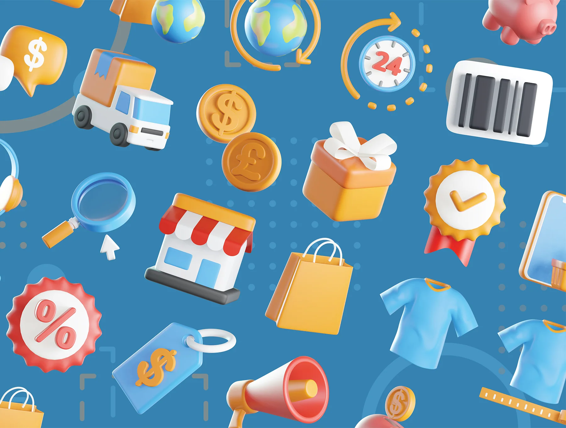 Ecommerce 3D Icons 6