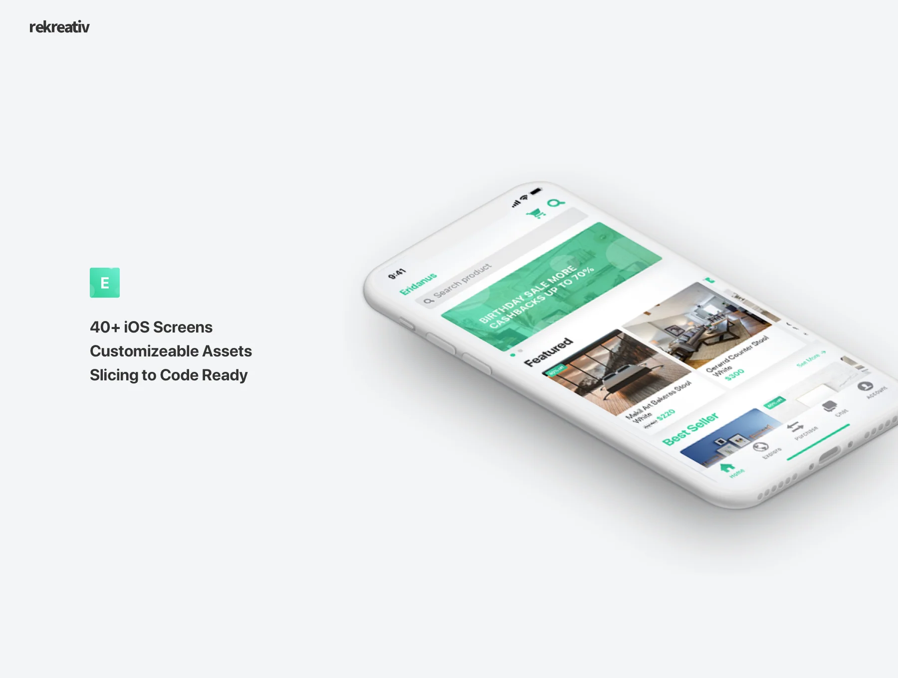 Ecommerce App UI Kits